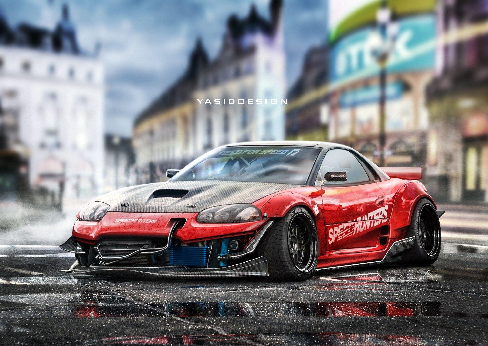 YASIDDESIGN, #render, #artwork, #car, #tuning, #Mitsubishi 3000GT