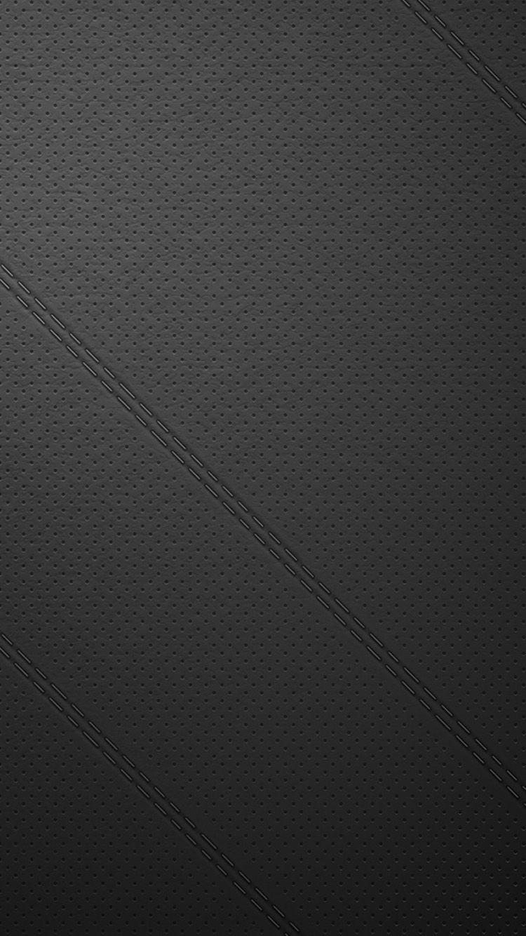 Black leather iPhone 6 (750×1334). Phone Wallpaper