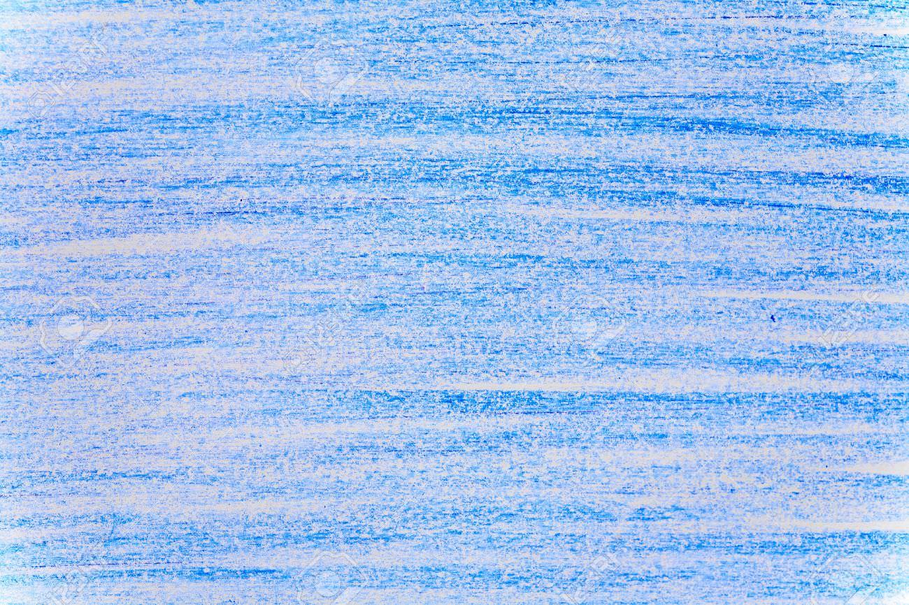 10379944 Horizontal Blue Background Made With A Wax Crayon Stock