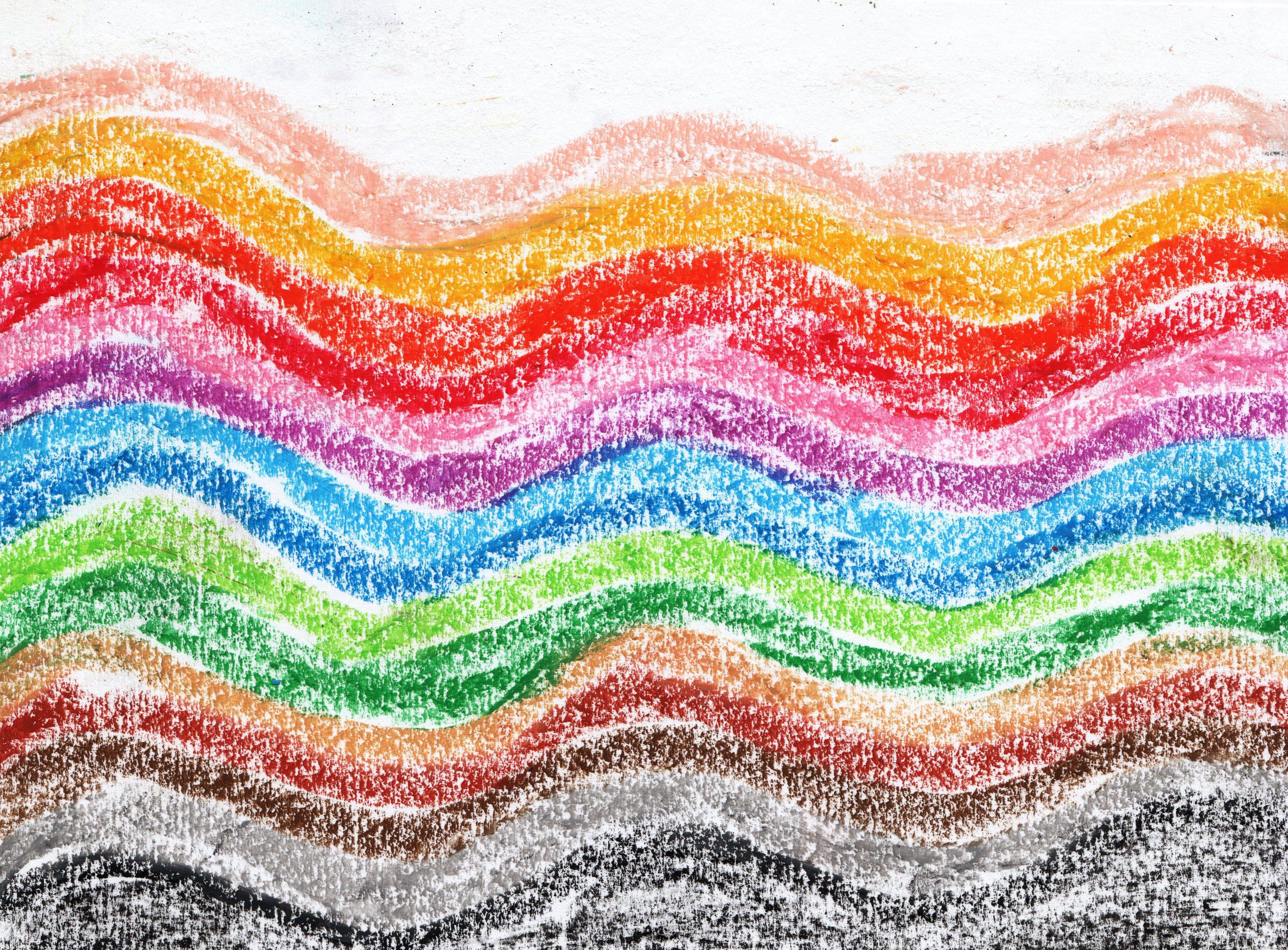 Crayon Drawing Background (JPG)