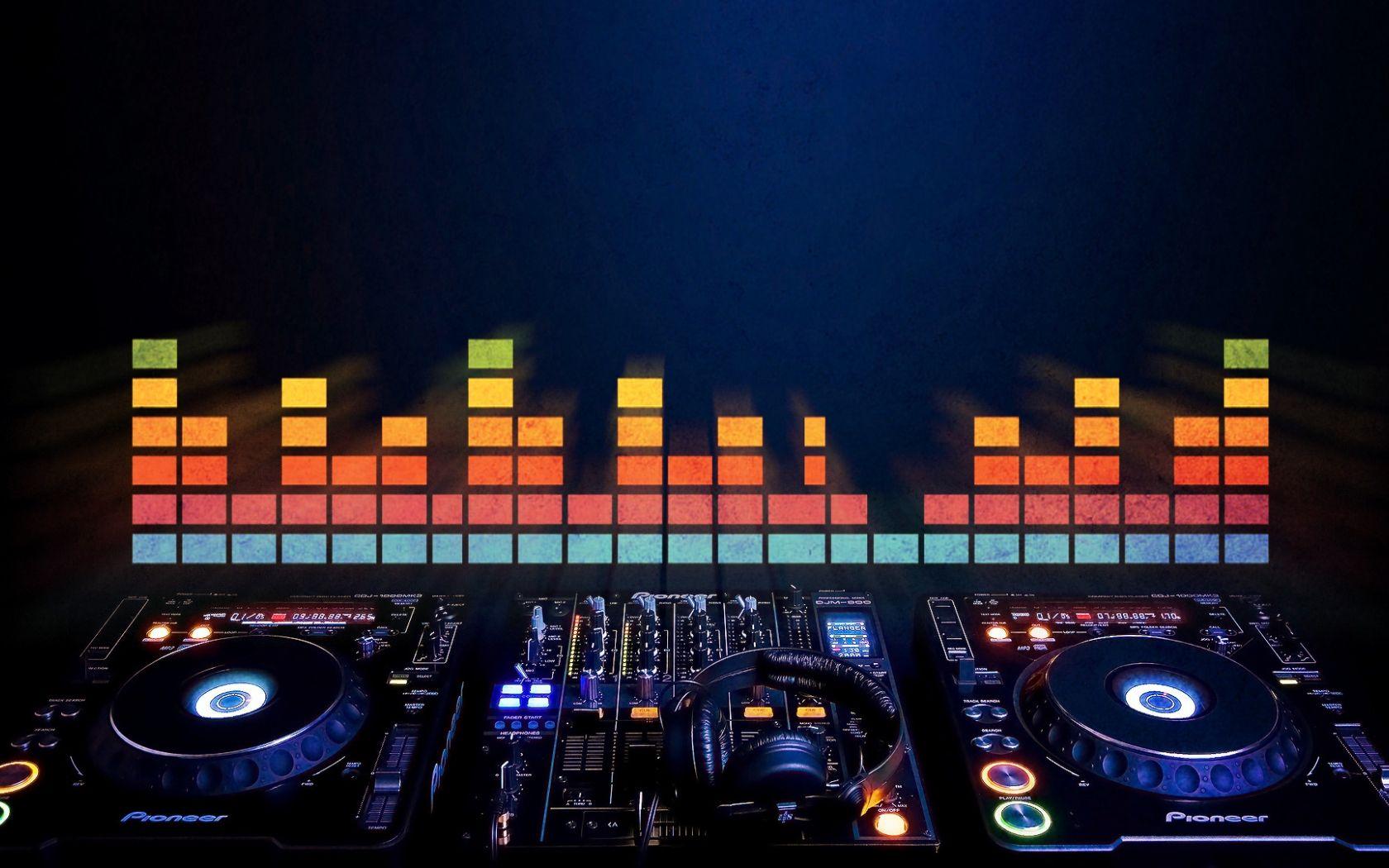 1920x1080px DJ Turntables Wallpaper