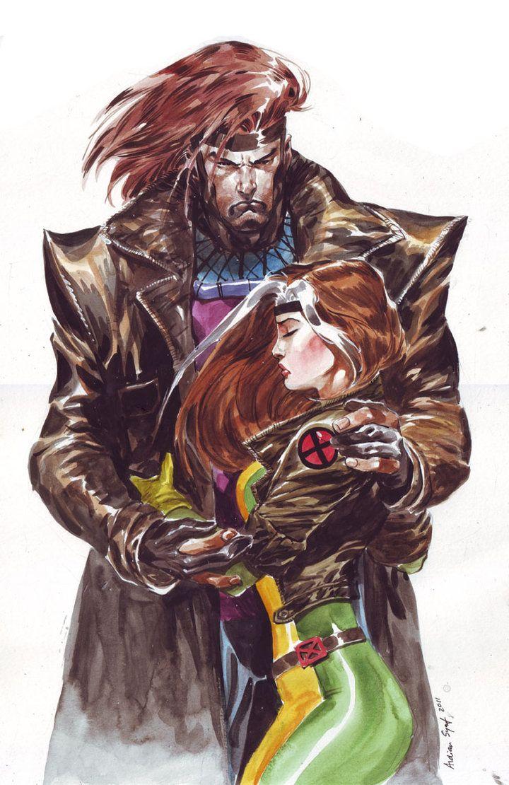 Rogue And Gambit By Ardian Syaf