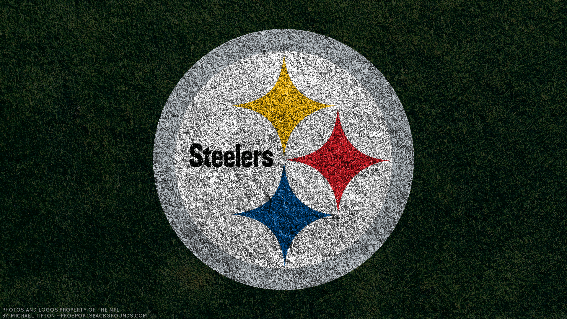 Pittsburgh Steelers 2018 PC Turf Logo Wallpaper