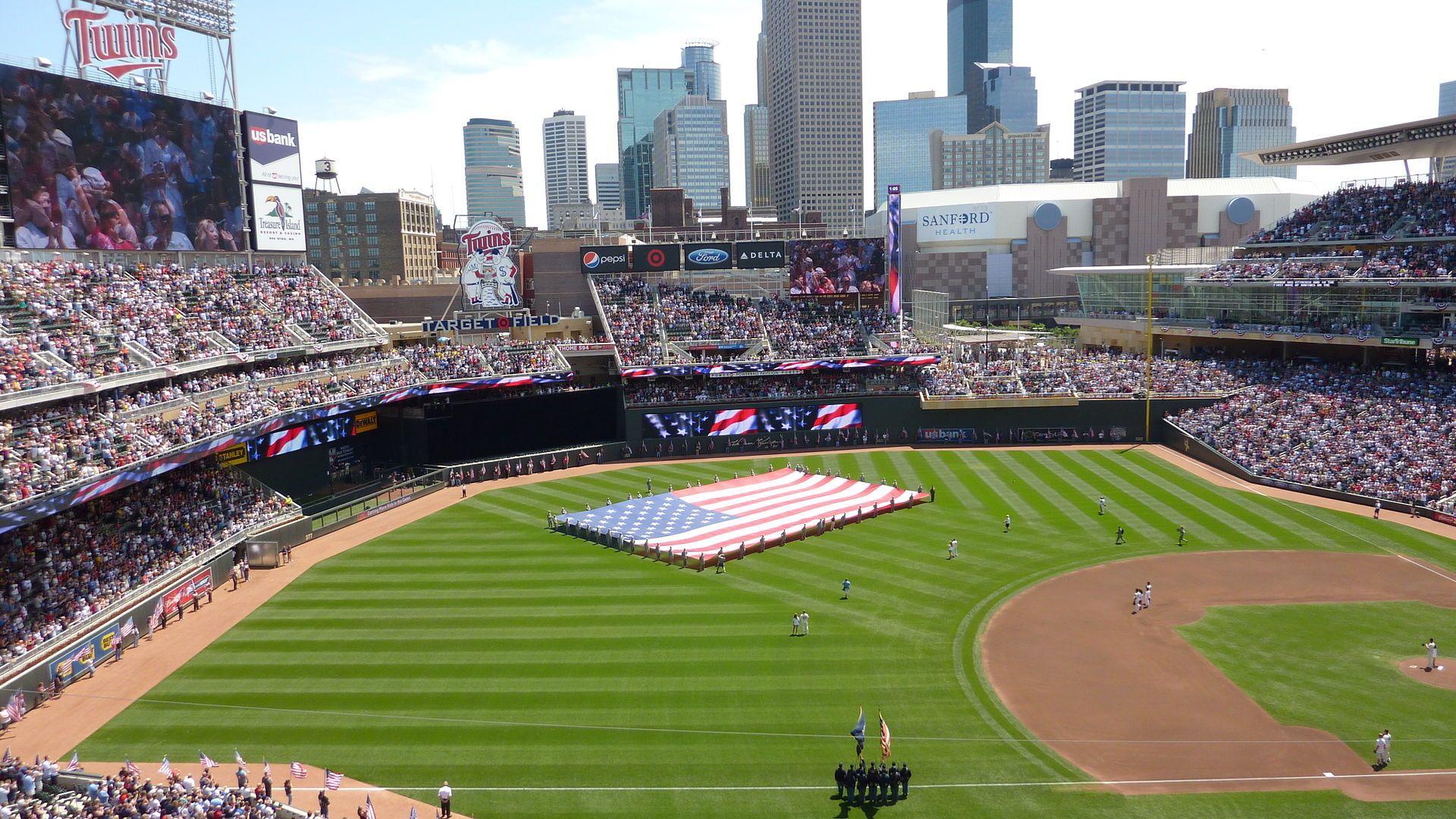 DIAMOND CATHEDRALS: Target Field, home of the Minnesota Twins