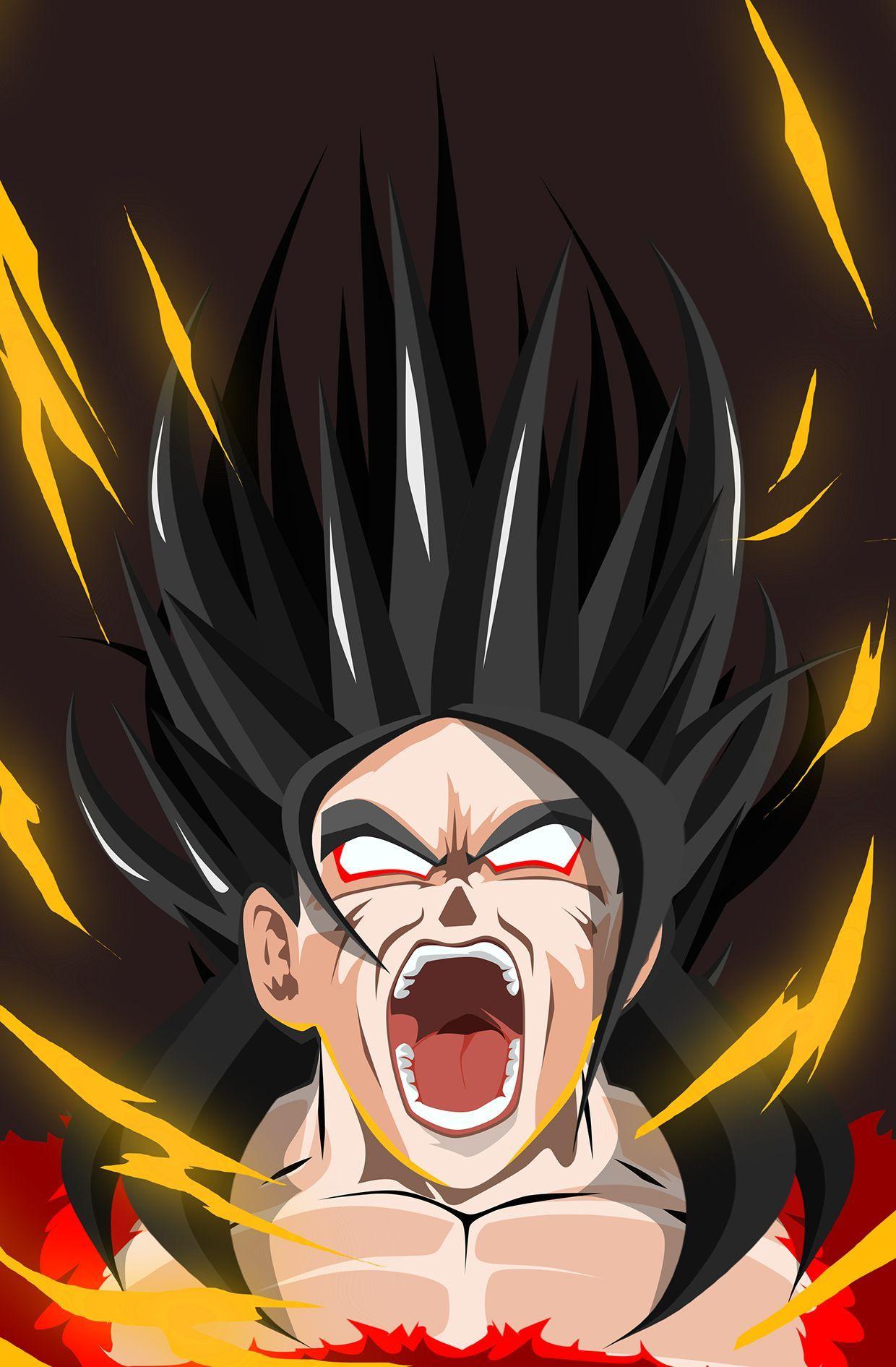 Rage Series by Kode Logic. #Goku Super Saiya 4. Dragon ball wallpaper, Dragon ball art, Dragon ball z iphone wallpaper