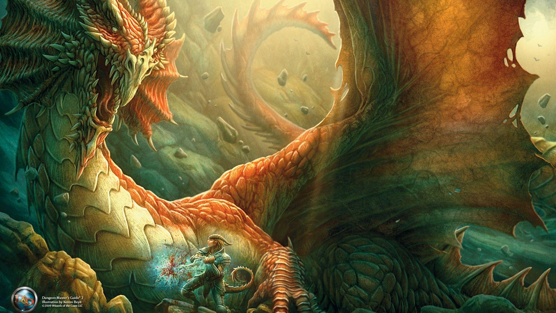 ScreenHeaven: Dungeons and Dragons artwork wings desktop and mobile
