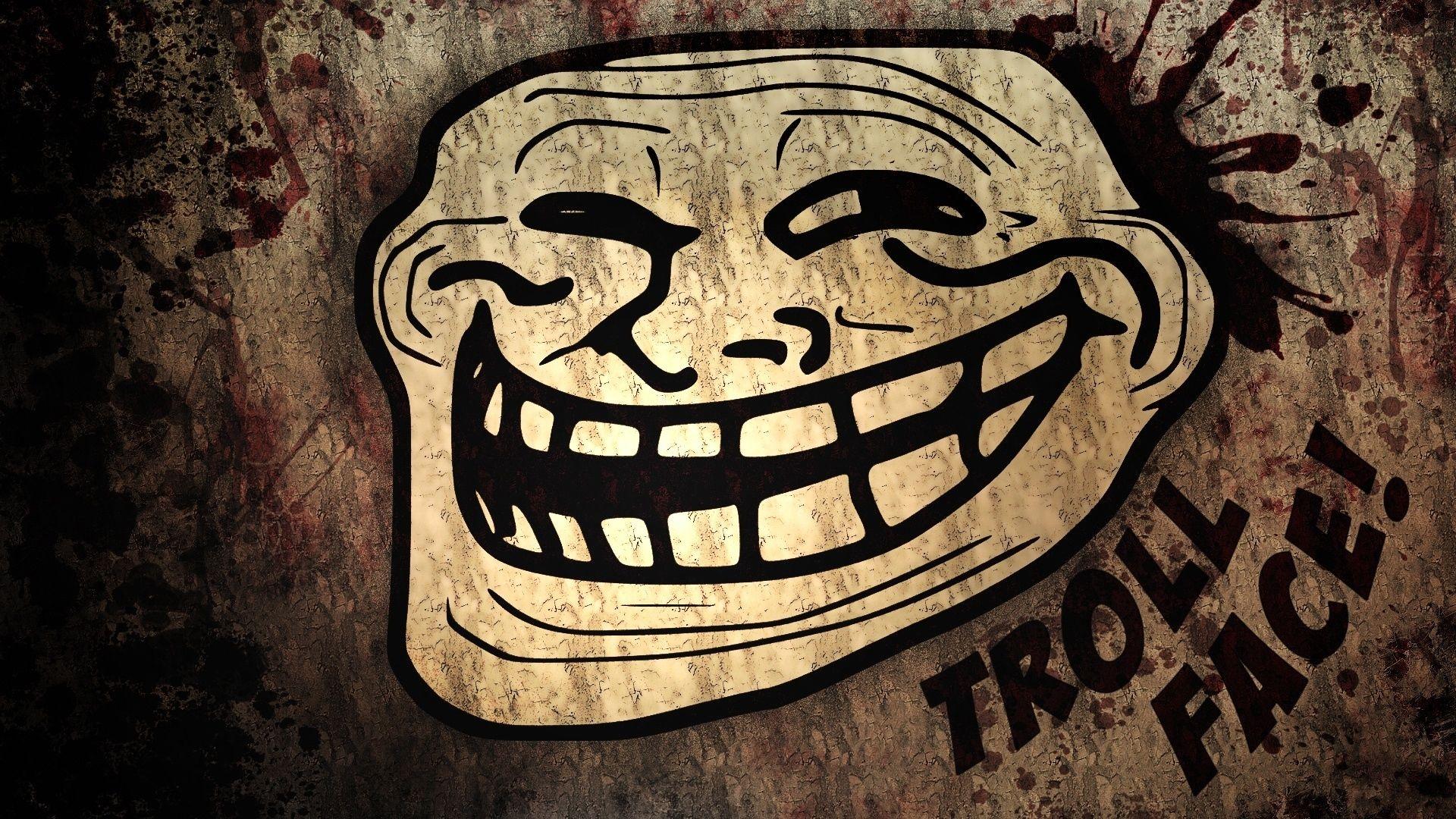 Download wallpaper 1920x1080 trollface, troll, face, comic, humour