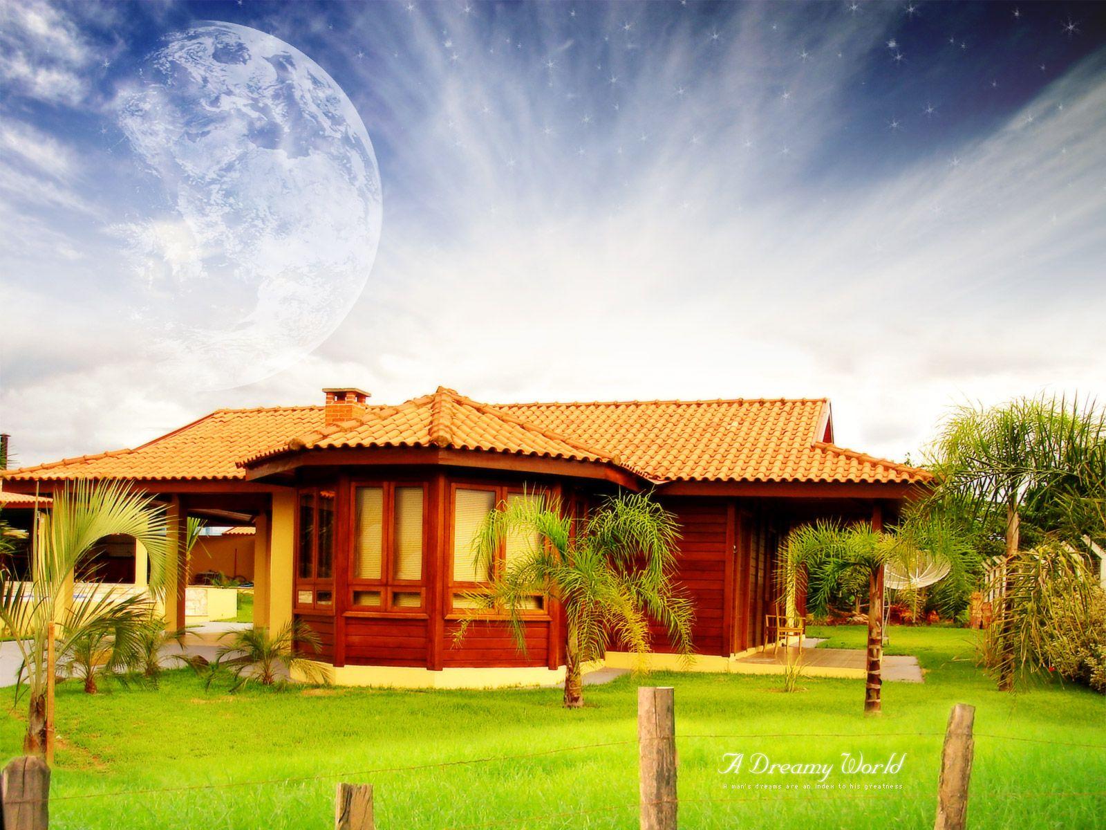Beautiful Dream House Wallpaper Home World Normal Dreams Of