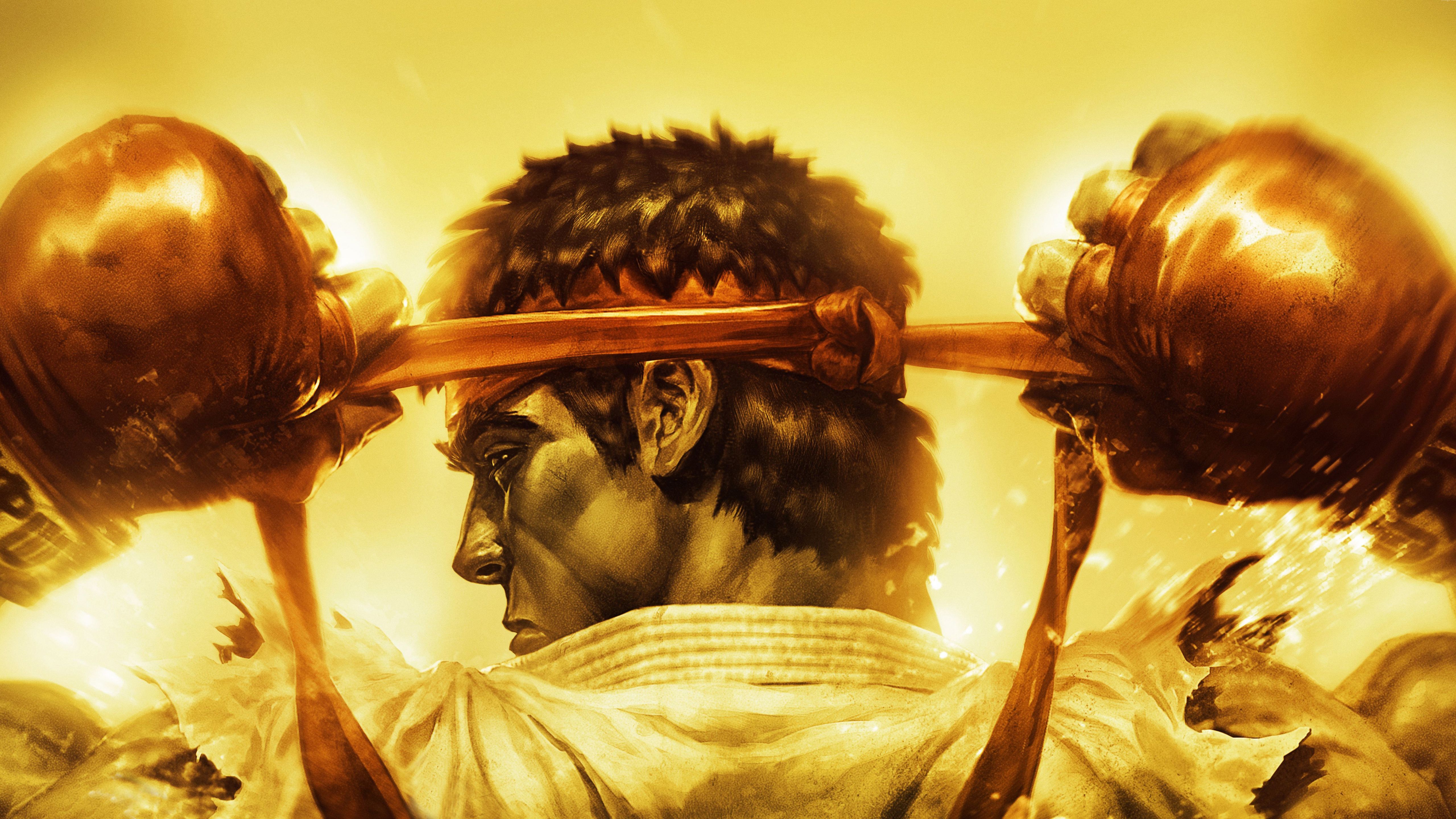Wallpaper Ryu, Ultra Street Fighter 4, 5K, Games