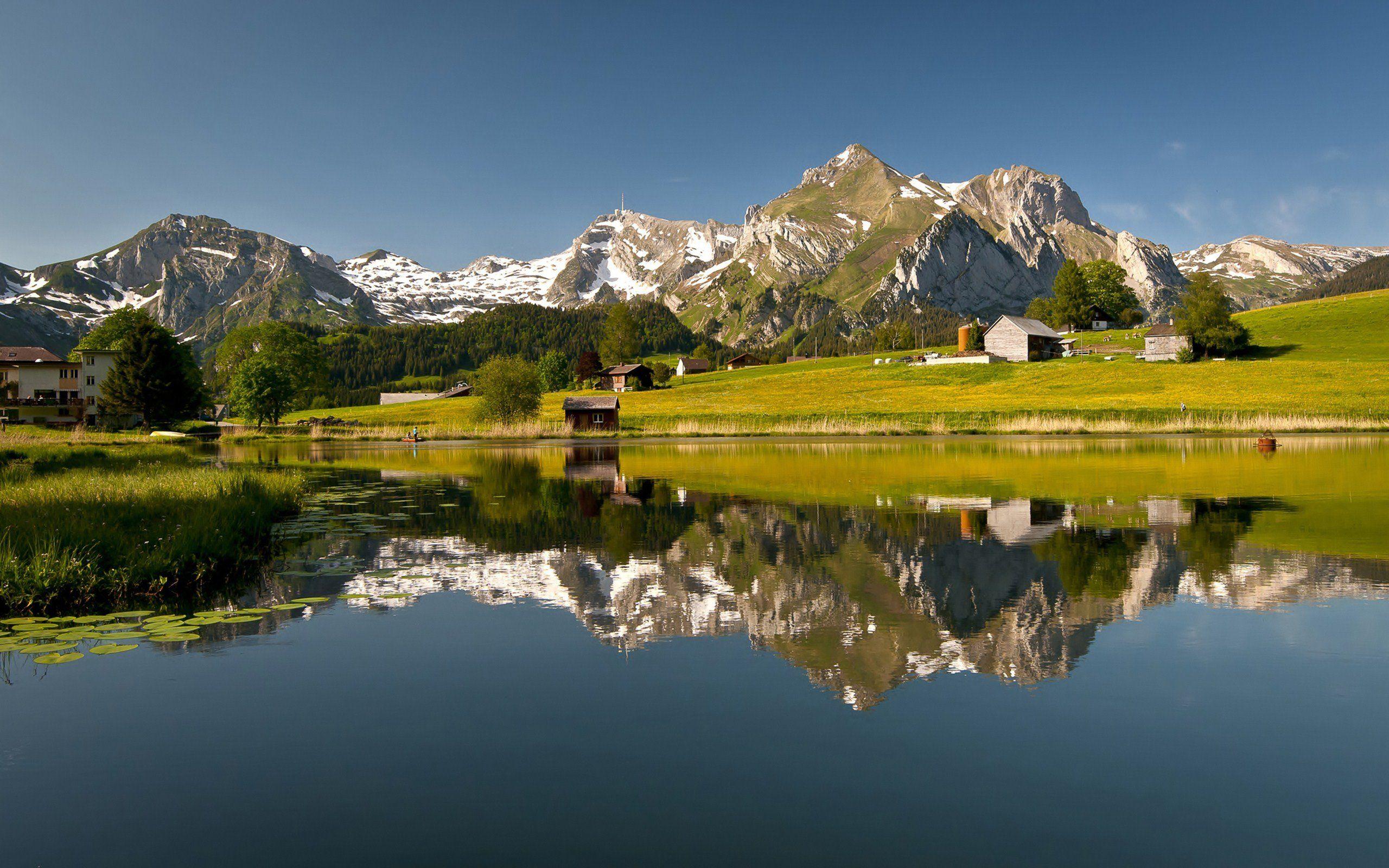 Landscape 4K Ultra HD Wallpaper. mountain landscape 4k ultra HD