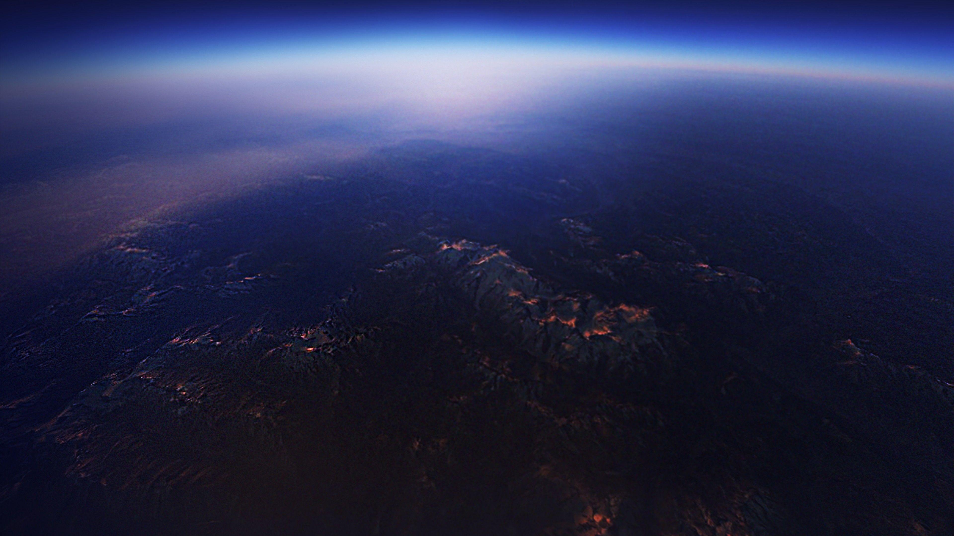 Galaxy 4k Wallpaper Android Horizon Planet UHD Image