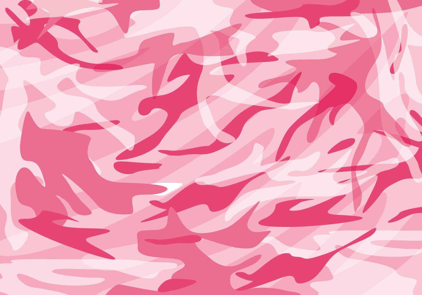 Pink camo background vector Free Vector Art, Stock