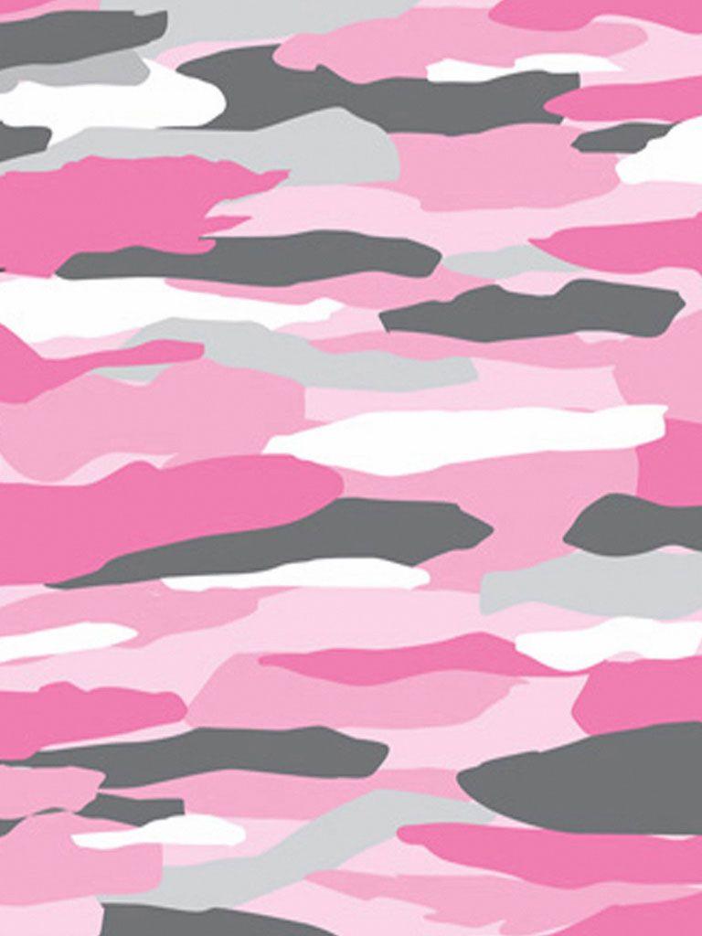Pink camo wallpaper for phone
