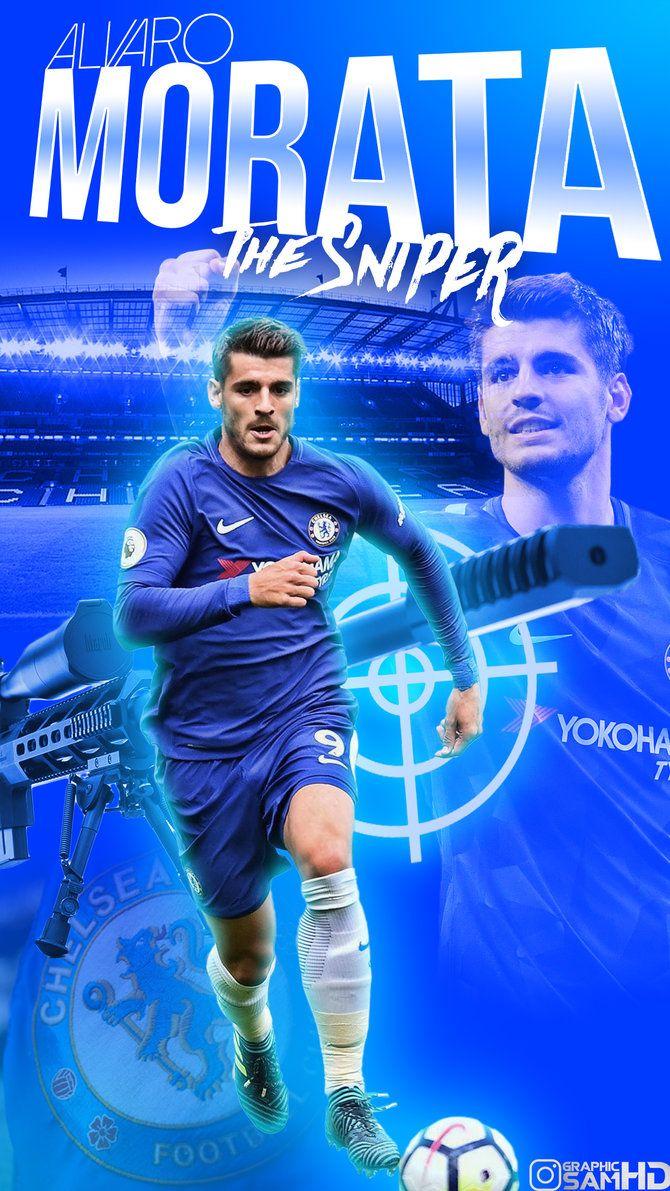 Alvaro Morata Phone Wallpaper 2017 2018
