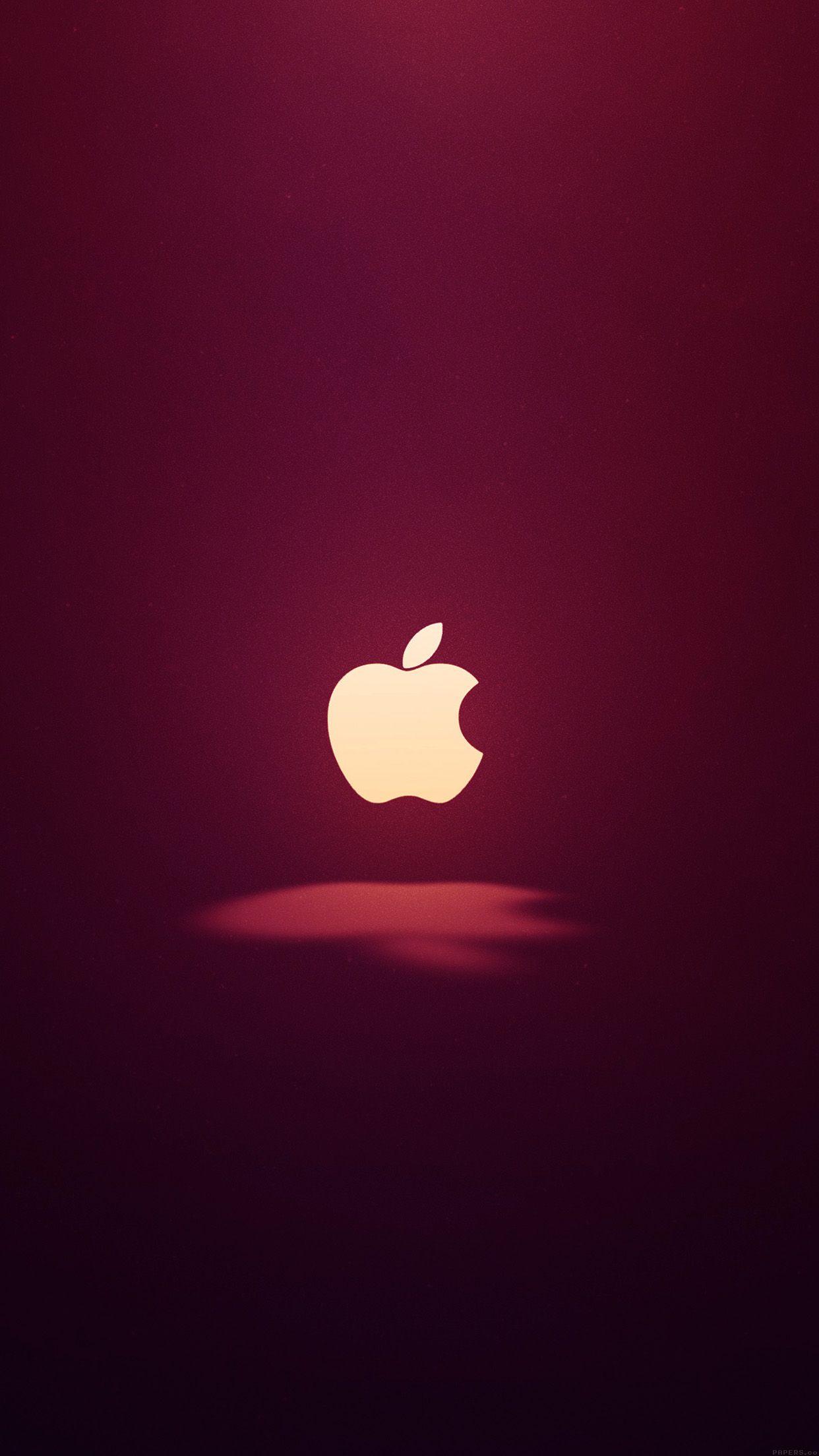 Awesome Apple Logo Love Mania Wine Red Iphone6 Plus