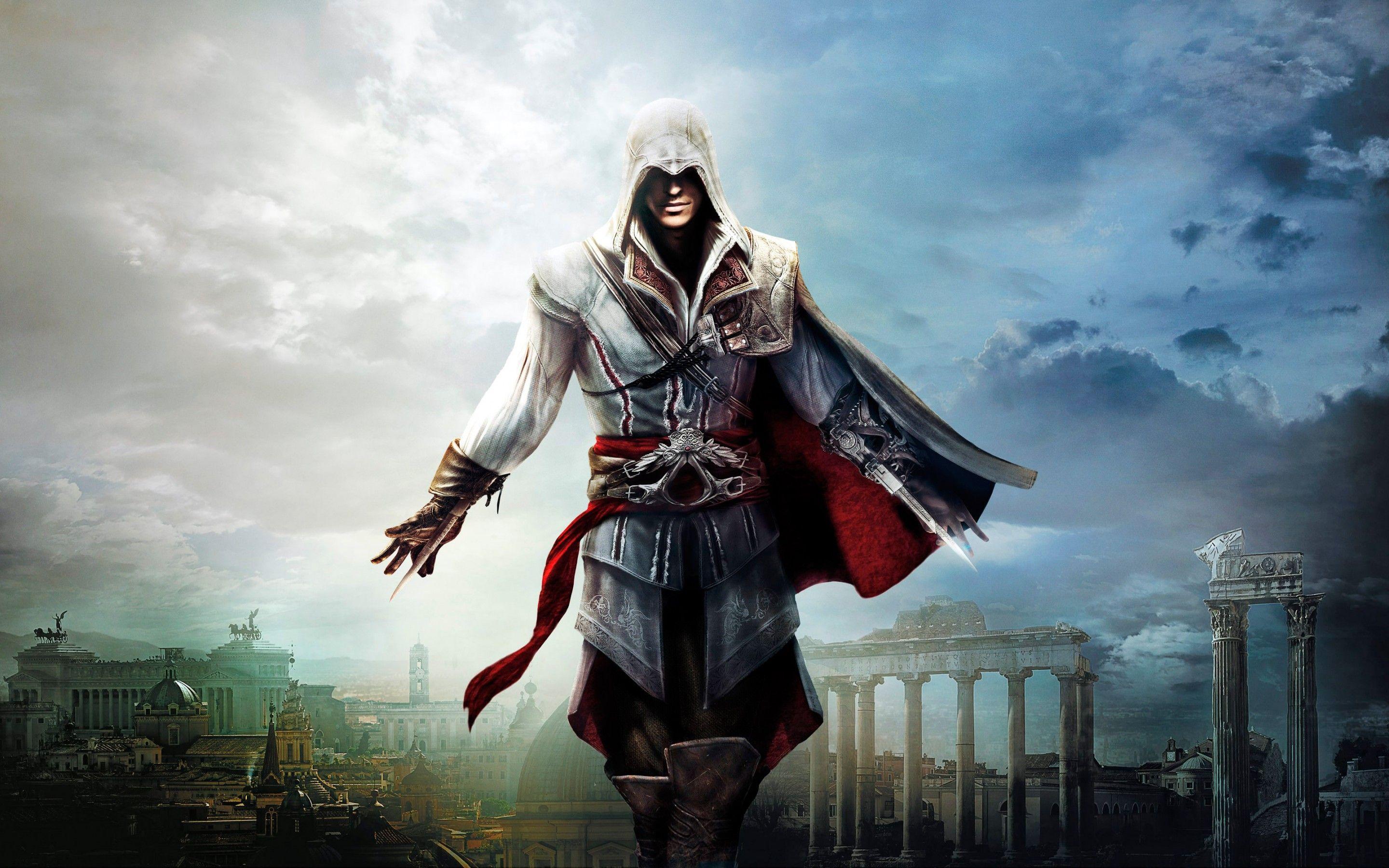 Wallpaper Ezio, Assassin's Creed, The Ezio Collection, PS4, Xbox One