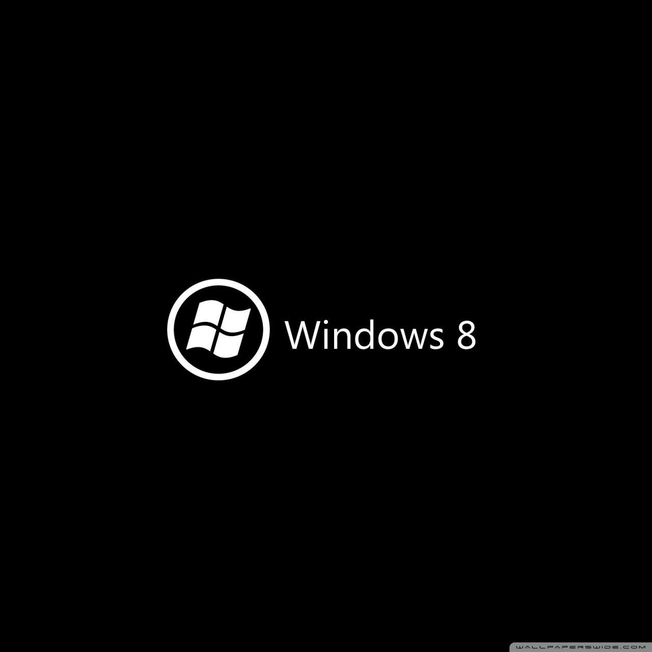 Windows 8 On Black ❤ 4K HD Desktop Wallpaper for 4K Ultra HD TV