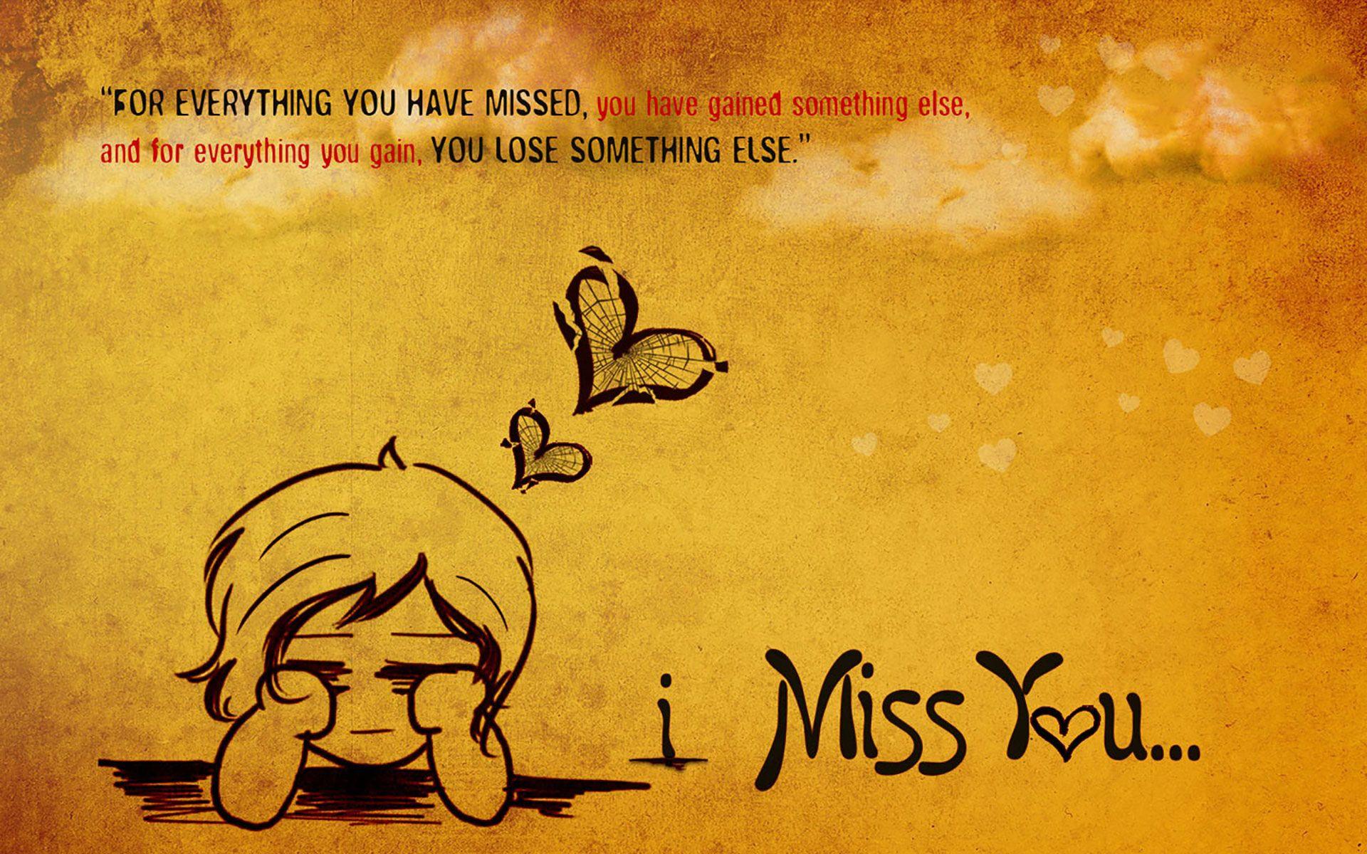 Miss You Wallpaper