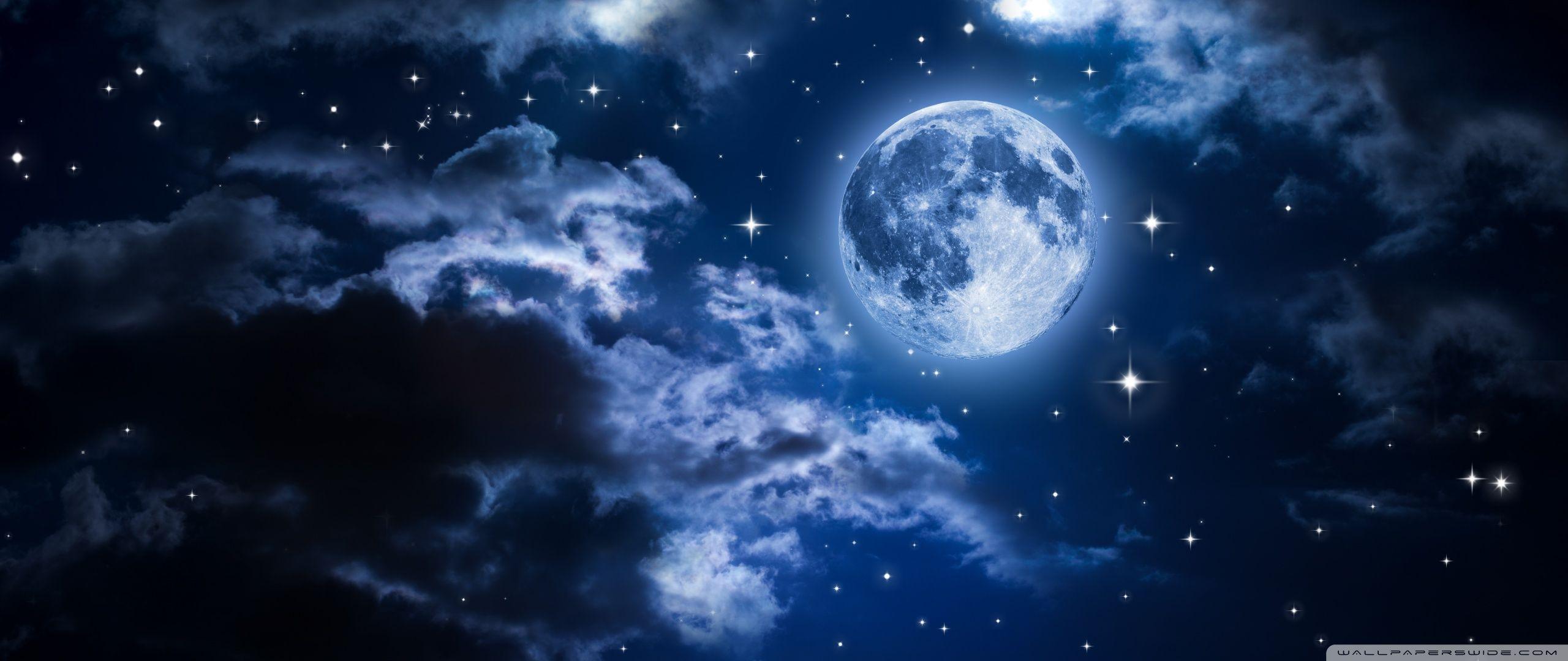 Beautiful Moon in the Sky ❤ 4K HD Desktop Wallpaper for 4K Ultra HD