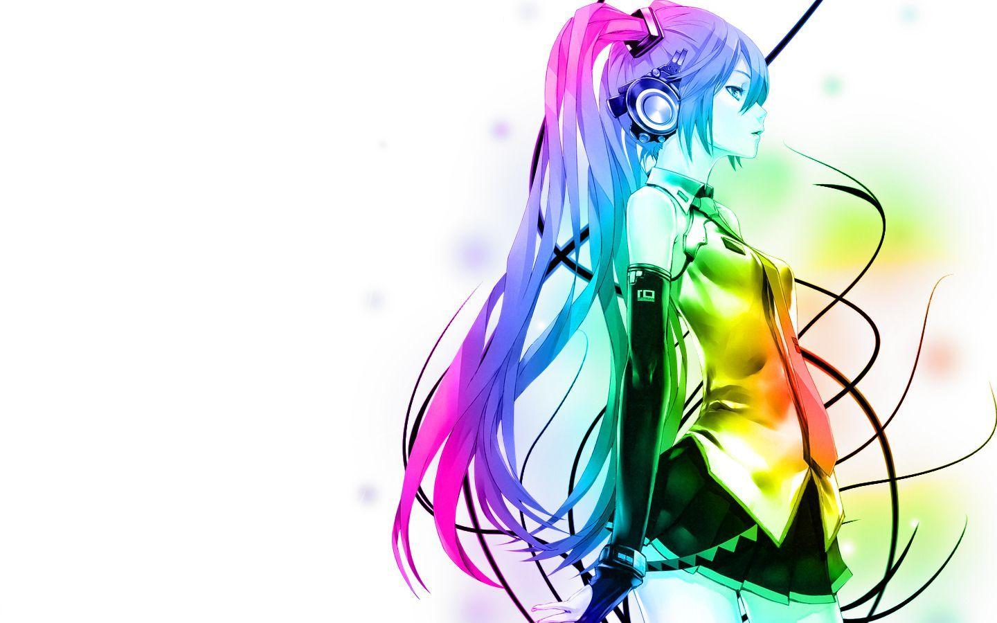 Vocaloid wallpaper HD free download. Miku ART