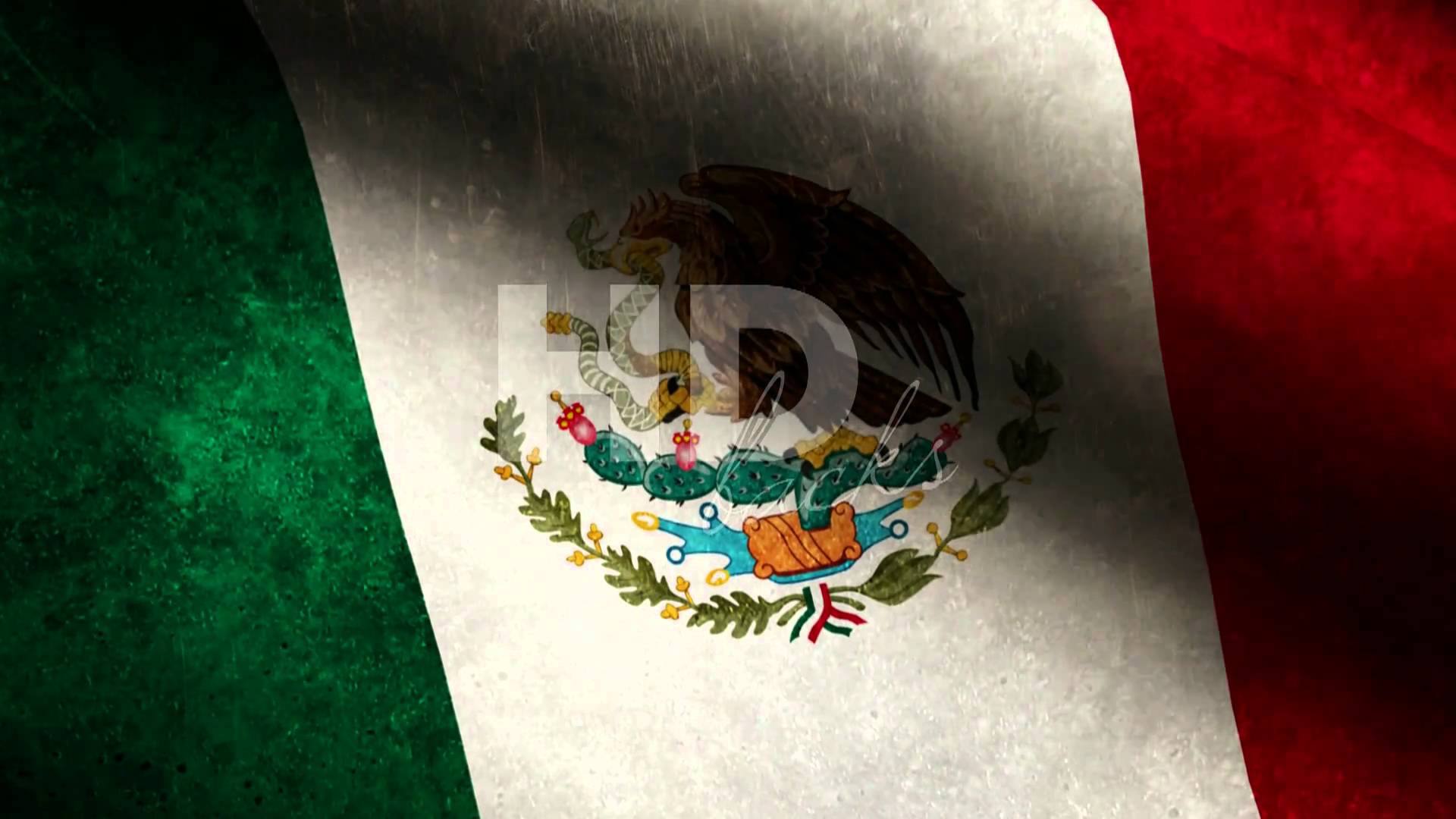 faded mexican flag background