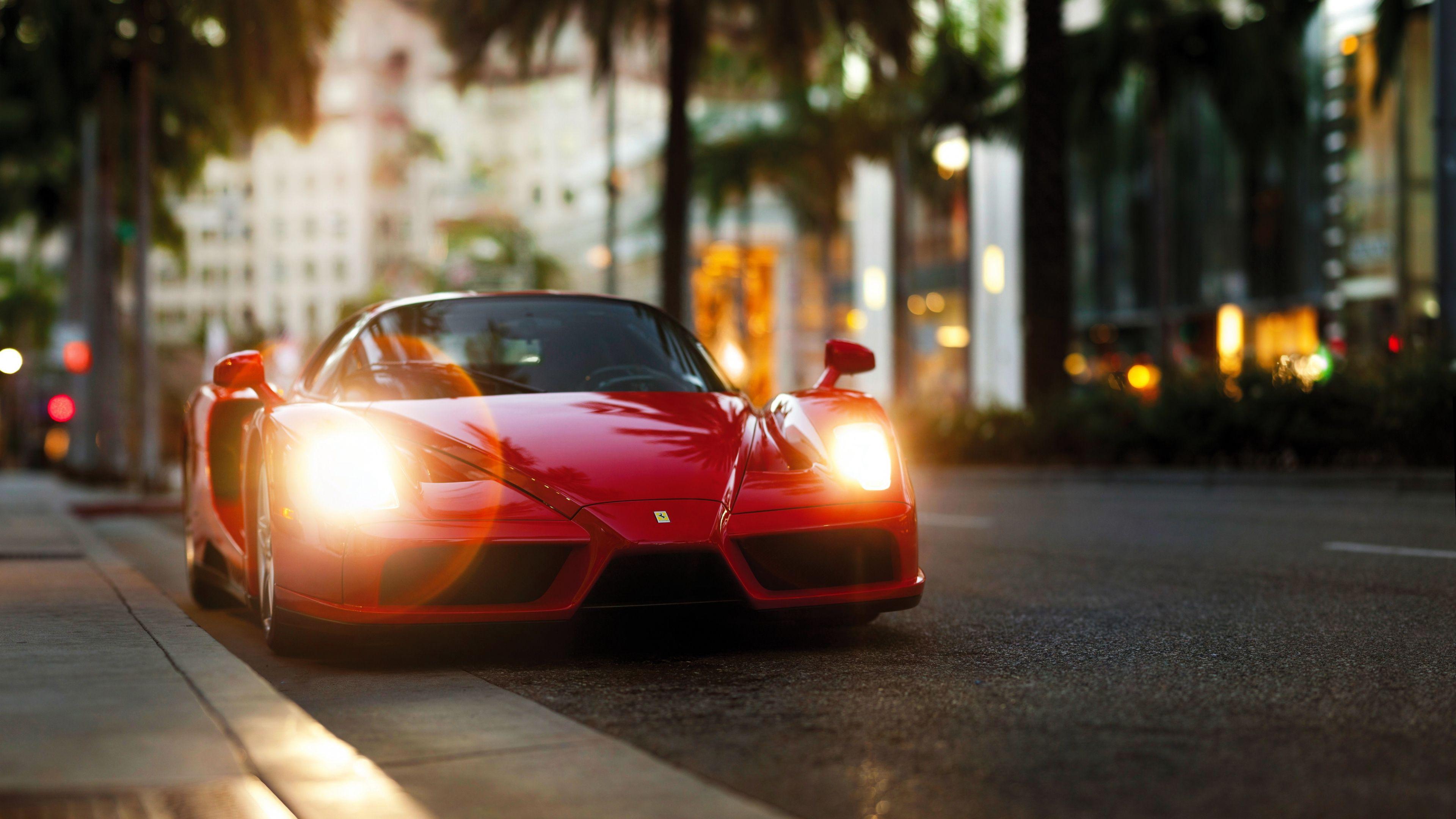 Ferrari Enzo Red, HD Cars, 4k Wallpaper, Image, Background