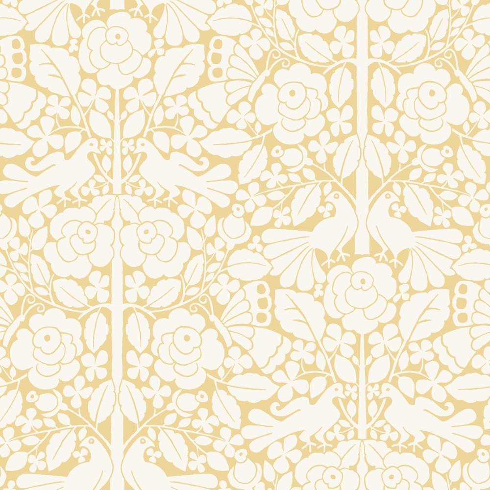 Fairy Tales Wallpaper in Yellow from the Magnolia Home Vol. 3