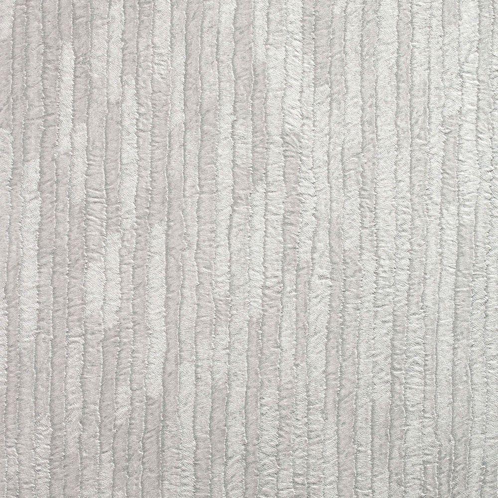 Crown Bergamo Leather Texture Wallpaper Silver, Light Grey M1401