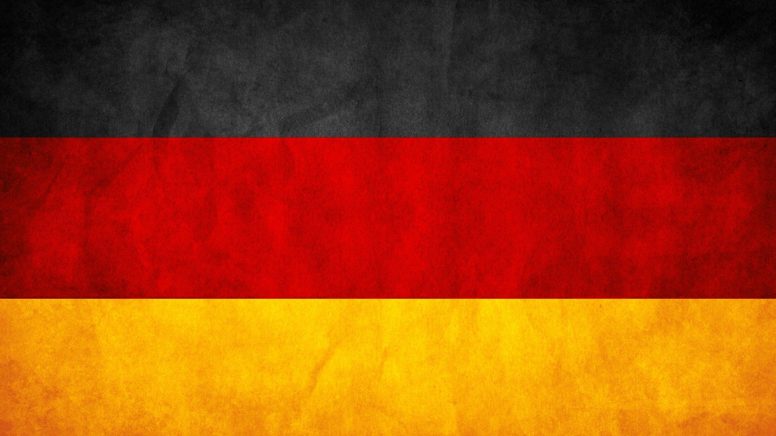 Descargar 2560x1440 Bandera de Alemania fondo de pantalla
