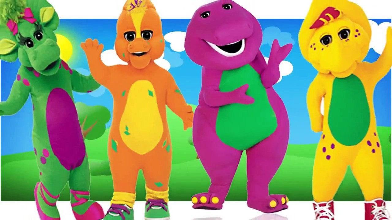 Barney The Dinosaur. Barney & Friends Finger Family Nursery Rhymes