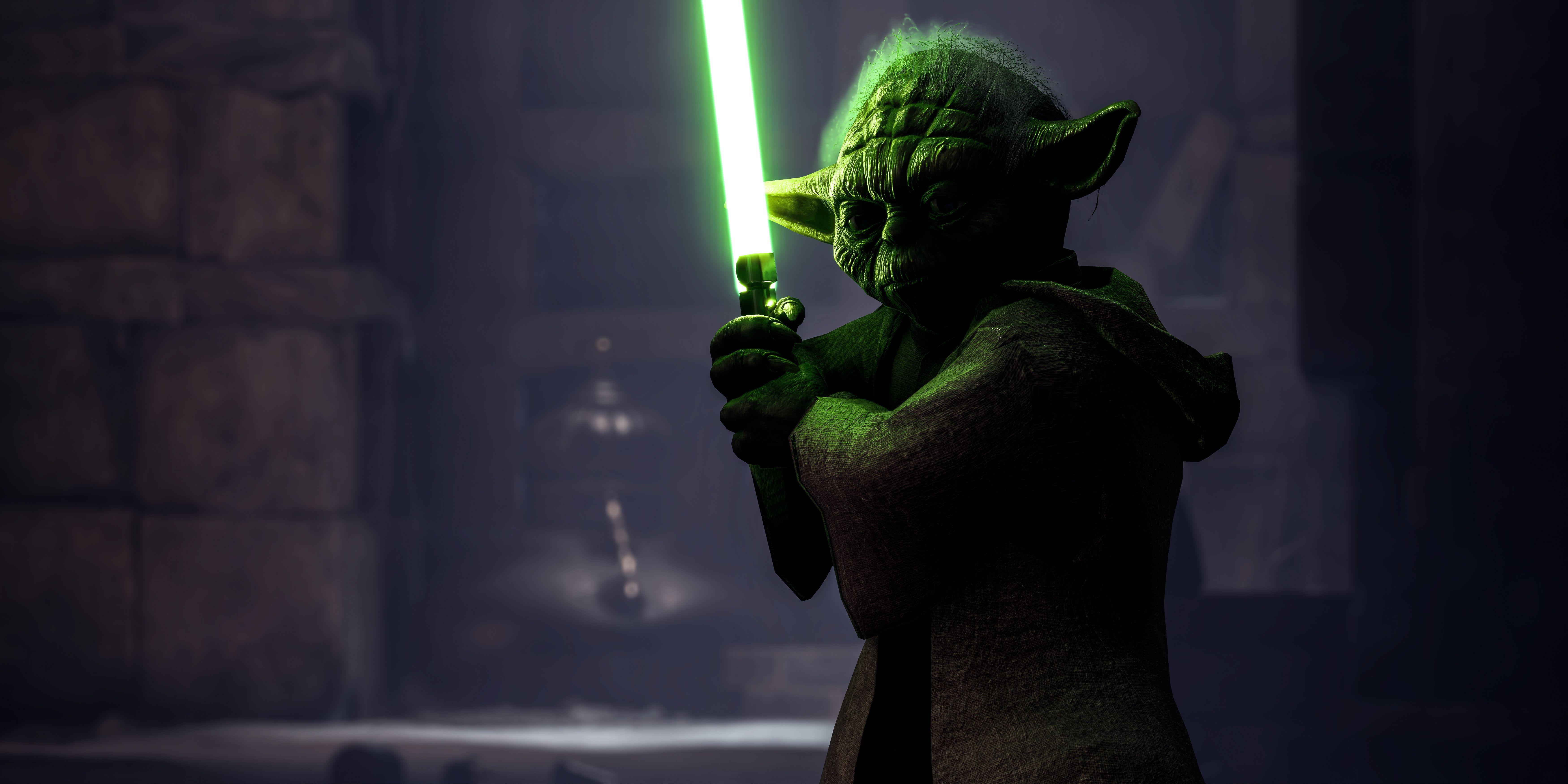 Wallpaper Yoda, Star Wars: Battlefront, 4K, 8K, Games