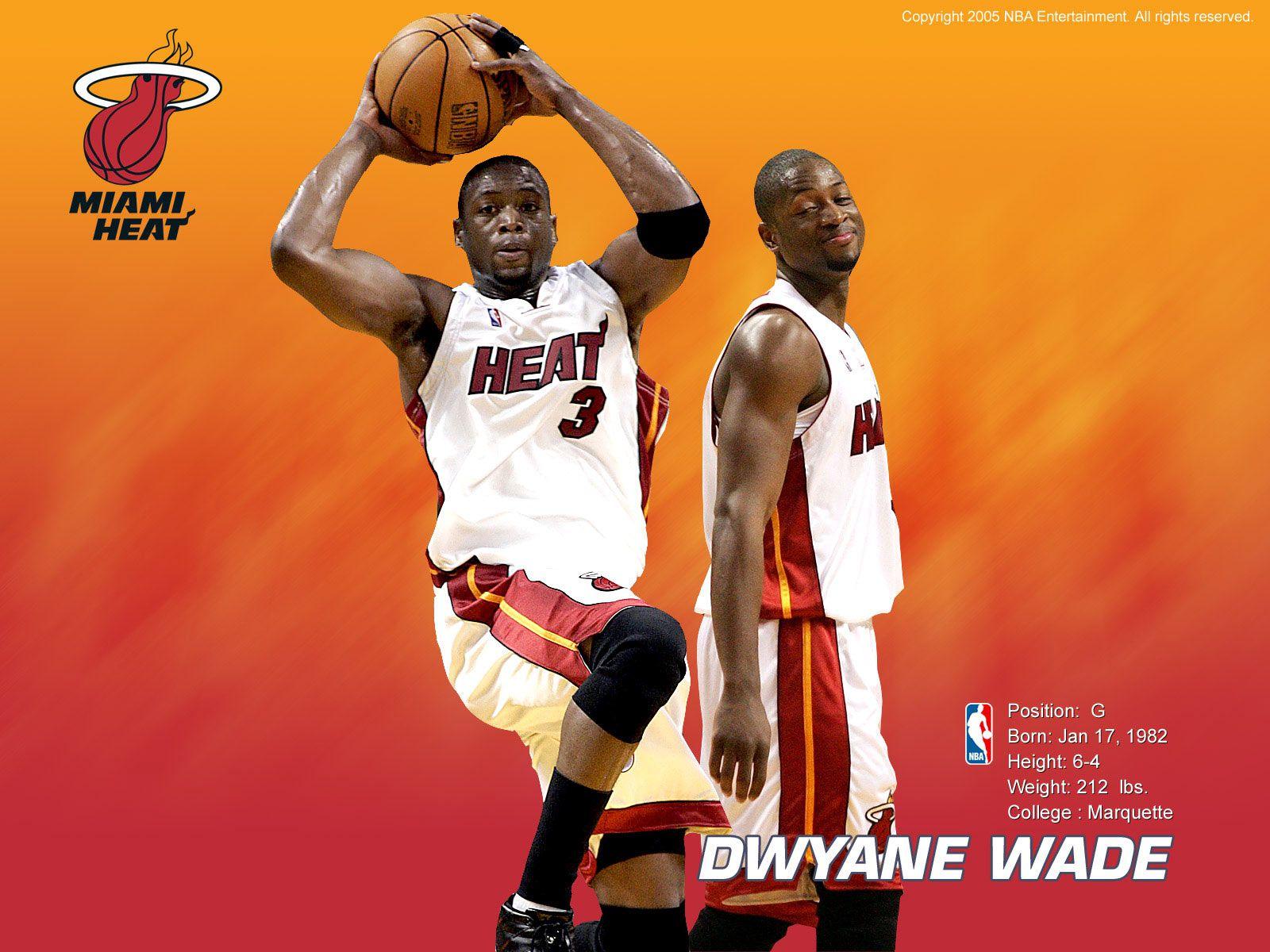 Dwyane Wade Miami Heat Wallpaper. Basketball Wallpaper at