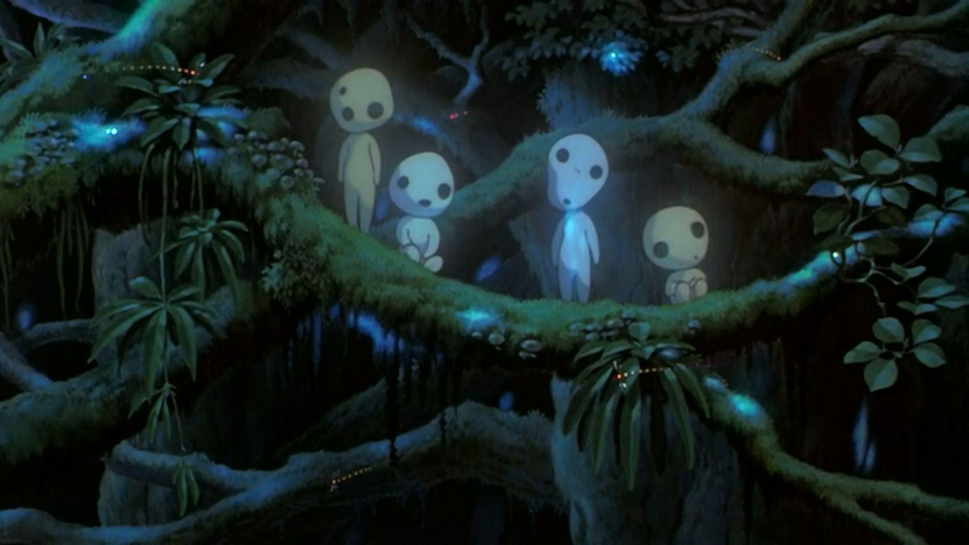 Princess Mononoke Tree Spirit Wallpapers Wallpaper Cave