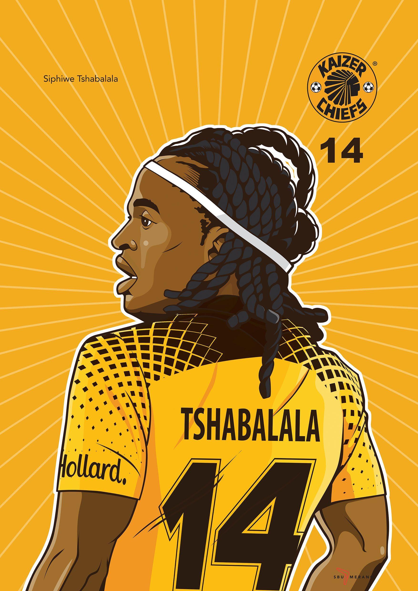 Iwisa Kaizer Chiefs Players_Poster Collection_Siphiwe Tshabalala
