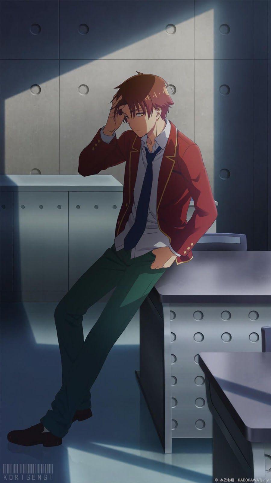 Mobile wallpaper: Anime, Yellow Eyes, Brown Hair, Classroom Of The Elite, Kiyotaka  Ayanokōji, 1380658 download the picture for free.