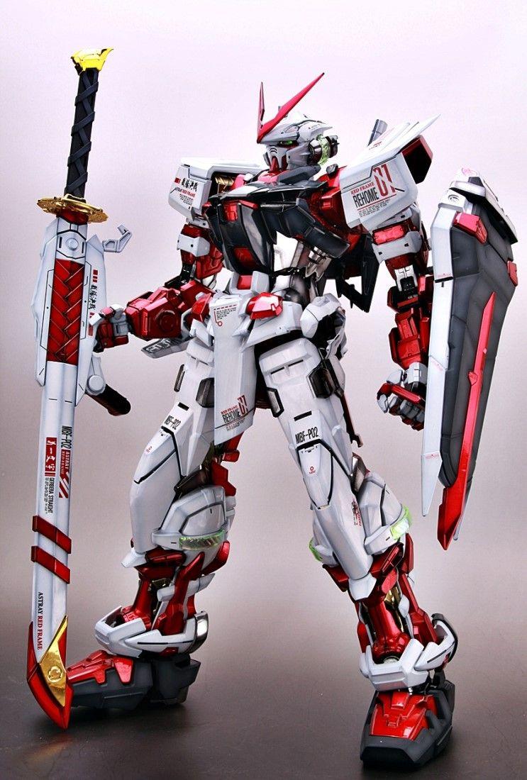 PG 1 60 Astray Red Frame Build. New Gundam Models