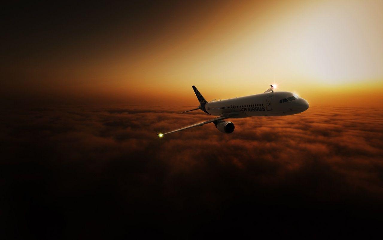 Airliner in the sky wallpaper .wallpapertock.net