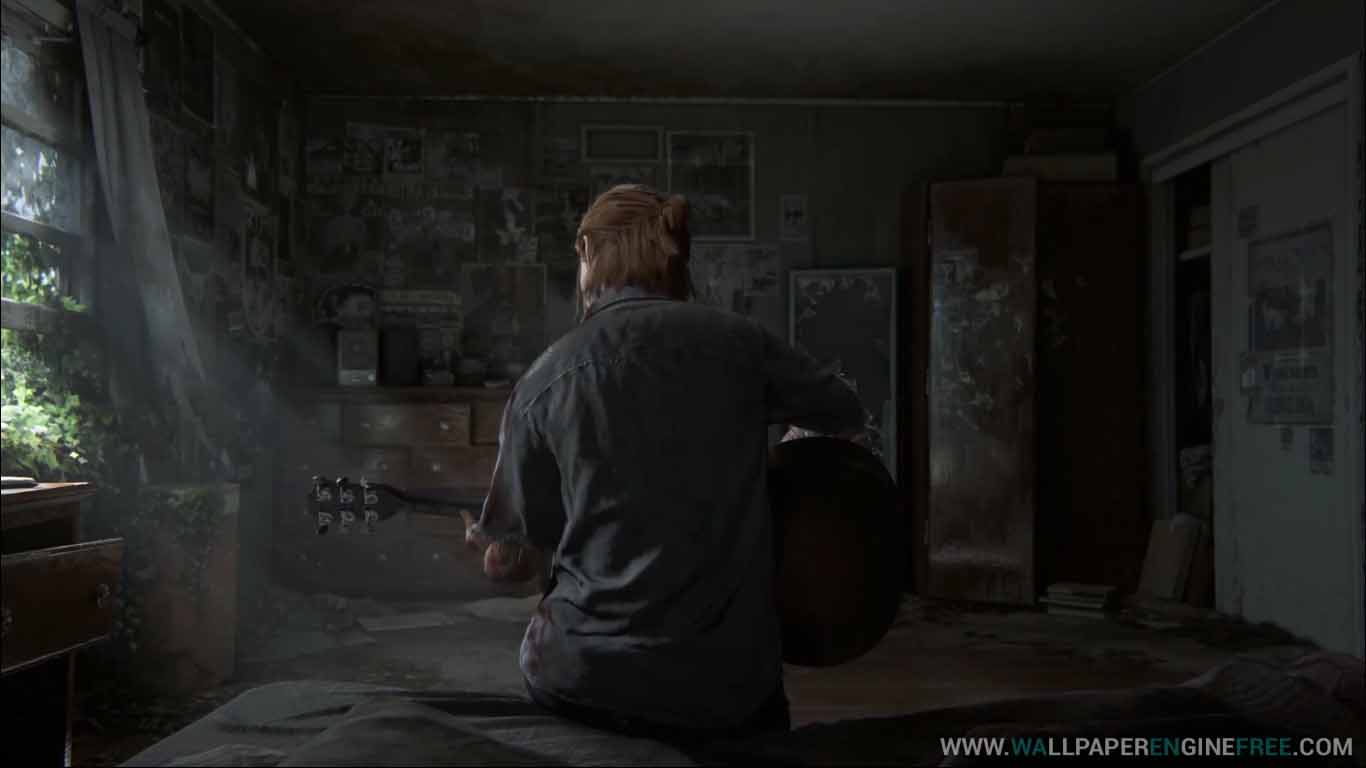 Download The Last Of US Part II Ellie Guitar Solo 1080P Wallpaper Engine Free. Download Wallpaper Engine Wallpaper FREE