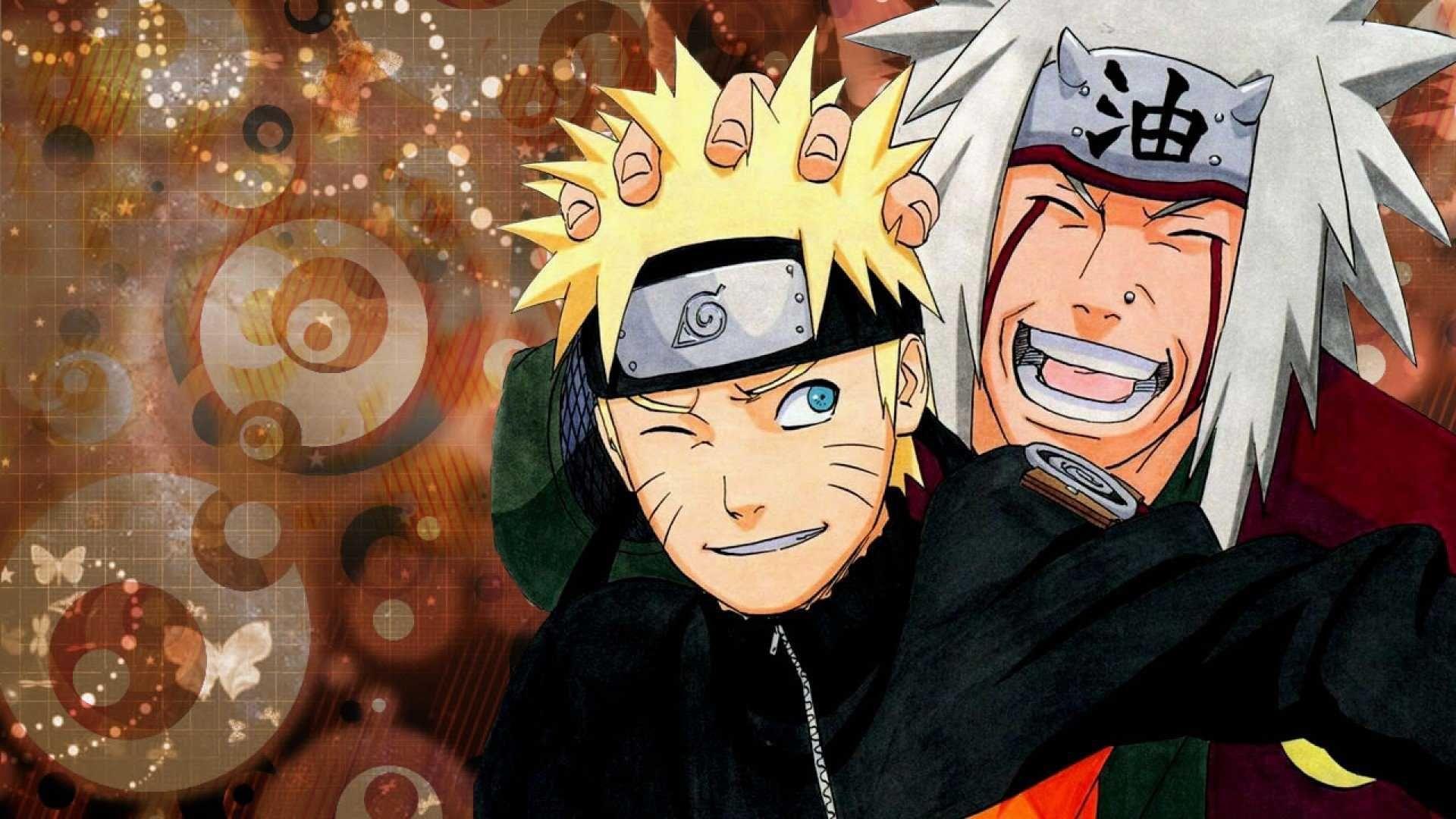 New Naruto and Jiraiya Wallpaper