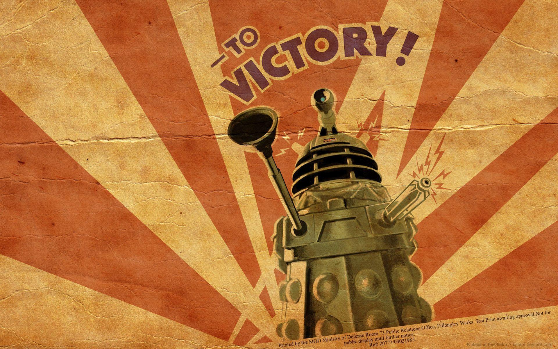 Dalek to victory doctor who wallpaper. Nerdy Wallpaper
