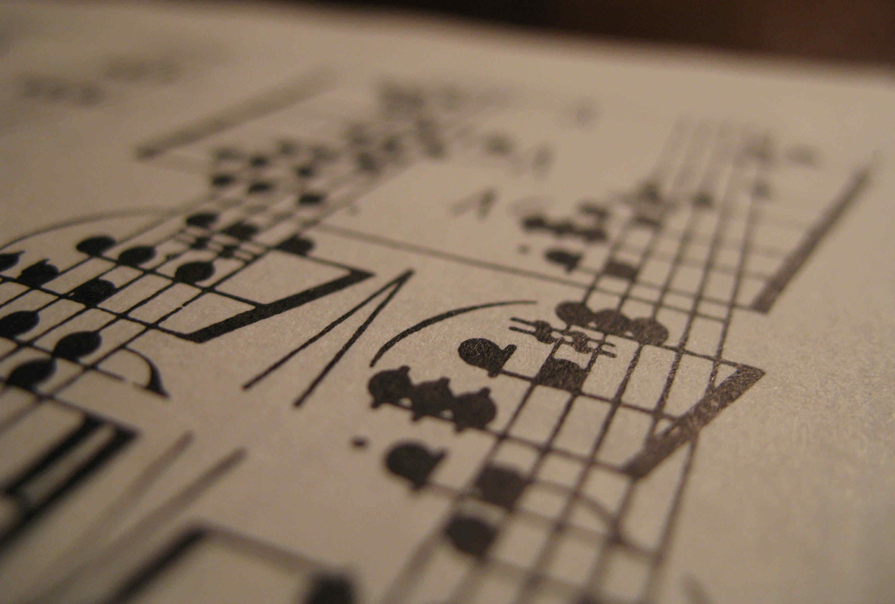 sheet music aesthetic