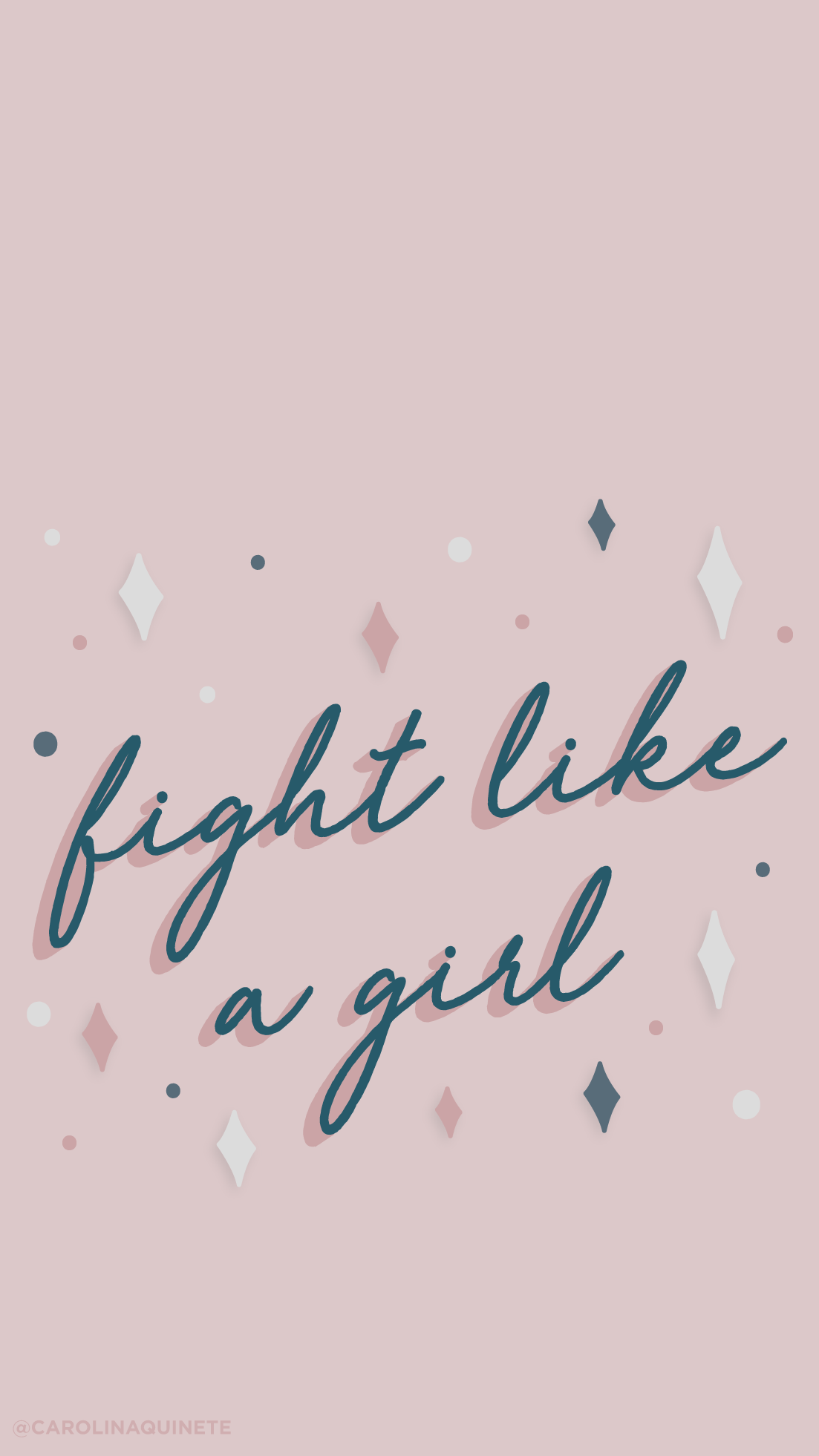 Wallpaper mobile FIGHT LIKE A GIRL // International Woman's Day