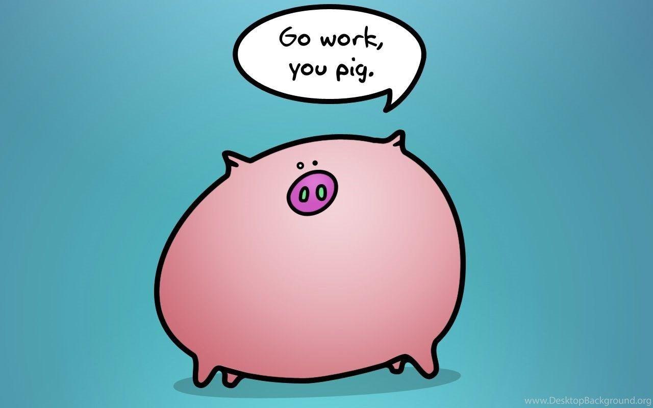 Cute Pig Wallpaper Desktop Background