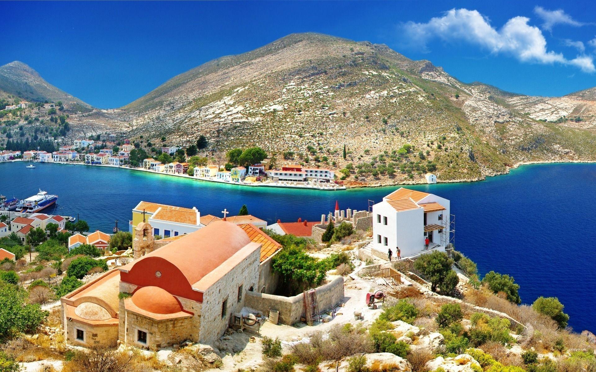 Beautiful Greece HD Widescreen Wallpaper. My Plans for World