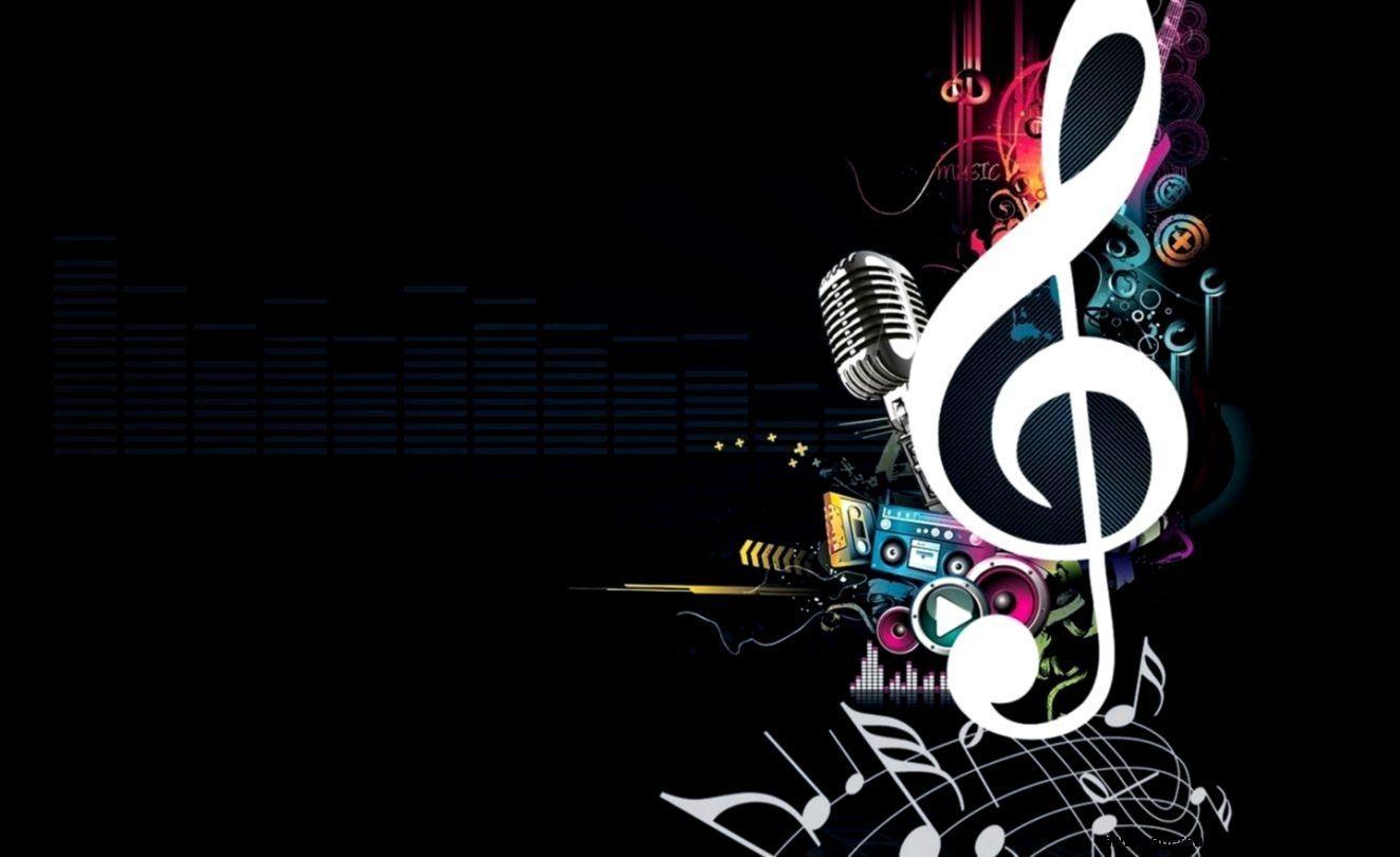 New 3D Music Abstract Wallpaper FULL HD 1080p For PC Background