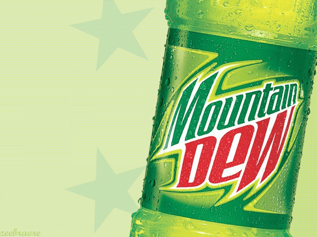 Mountain Dew clipart transparent background and in color