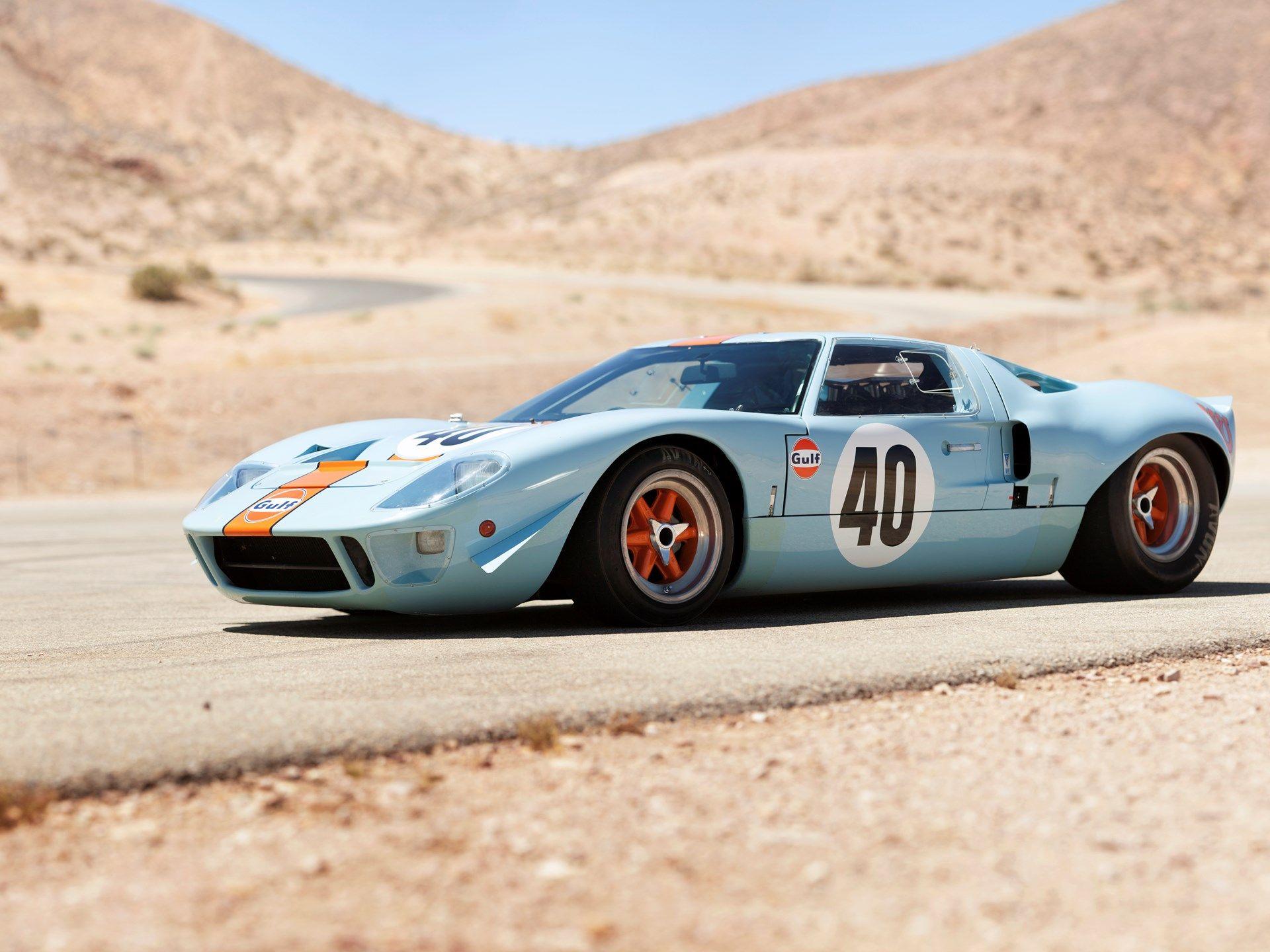 RM Sotheby's Ford GT40 Gulf Mirage Lightweight Racing Car