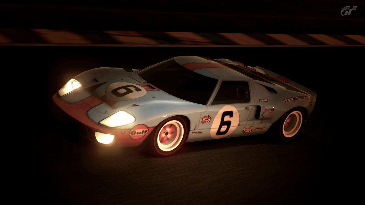 Ford GT40 Race Car Gulf Oil (Gran Turismo 5)