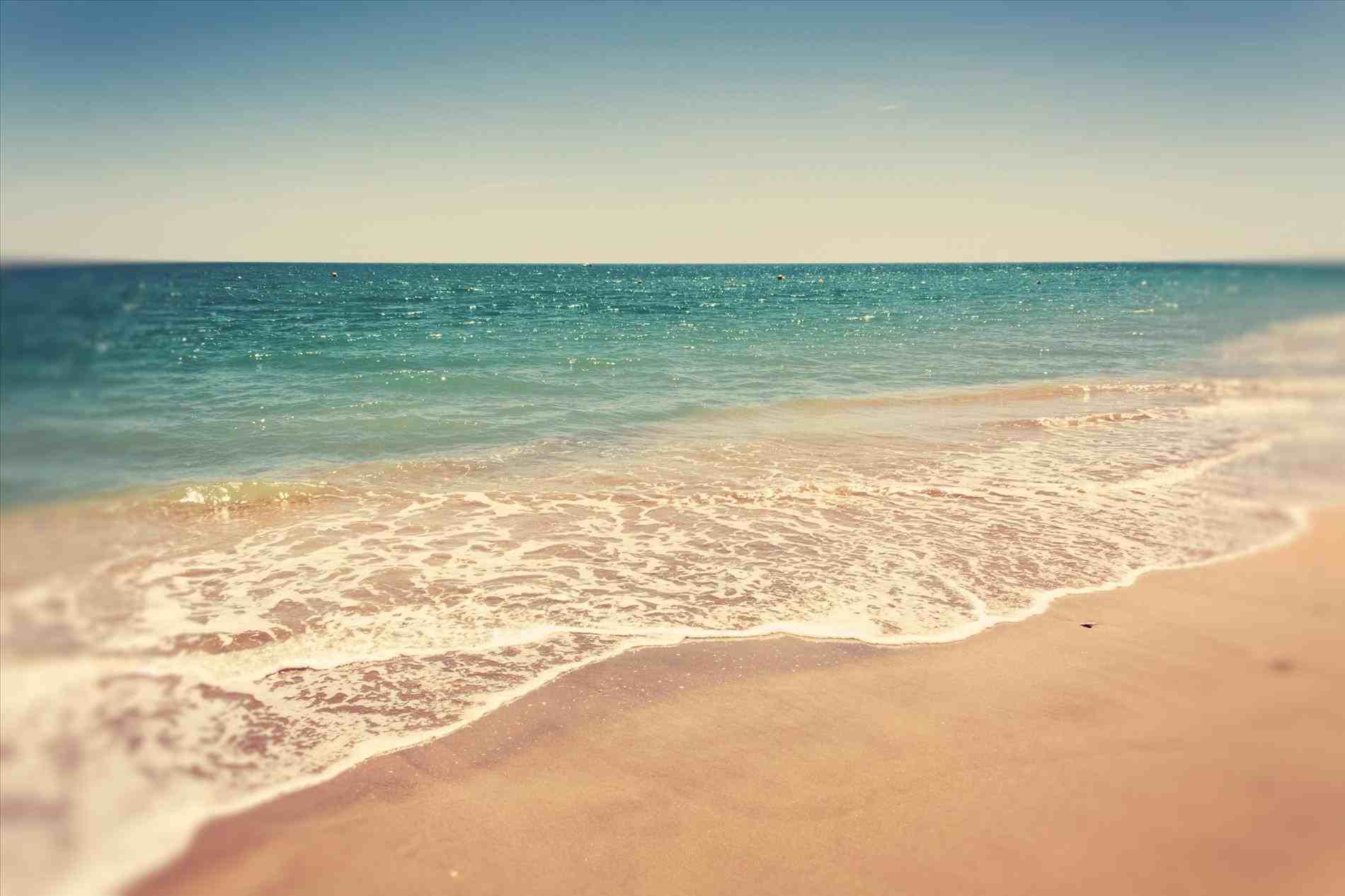 √ vintage wallpaper beach