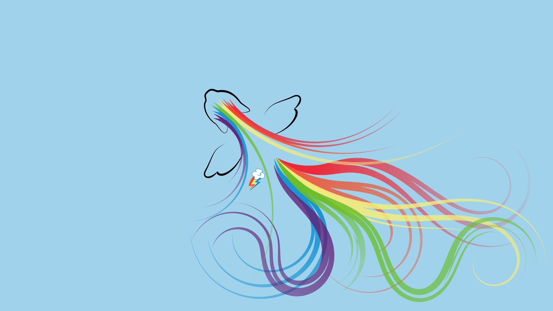 Desktop Rainbow Dash HD Wallpaper